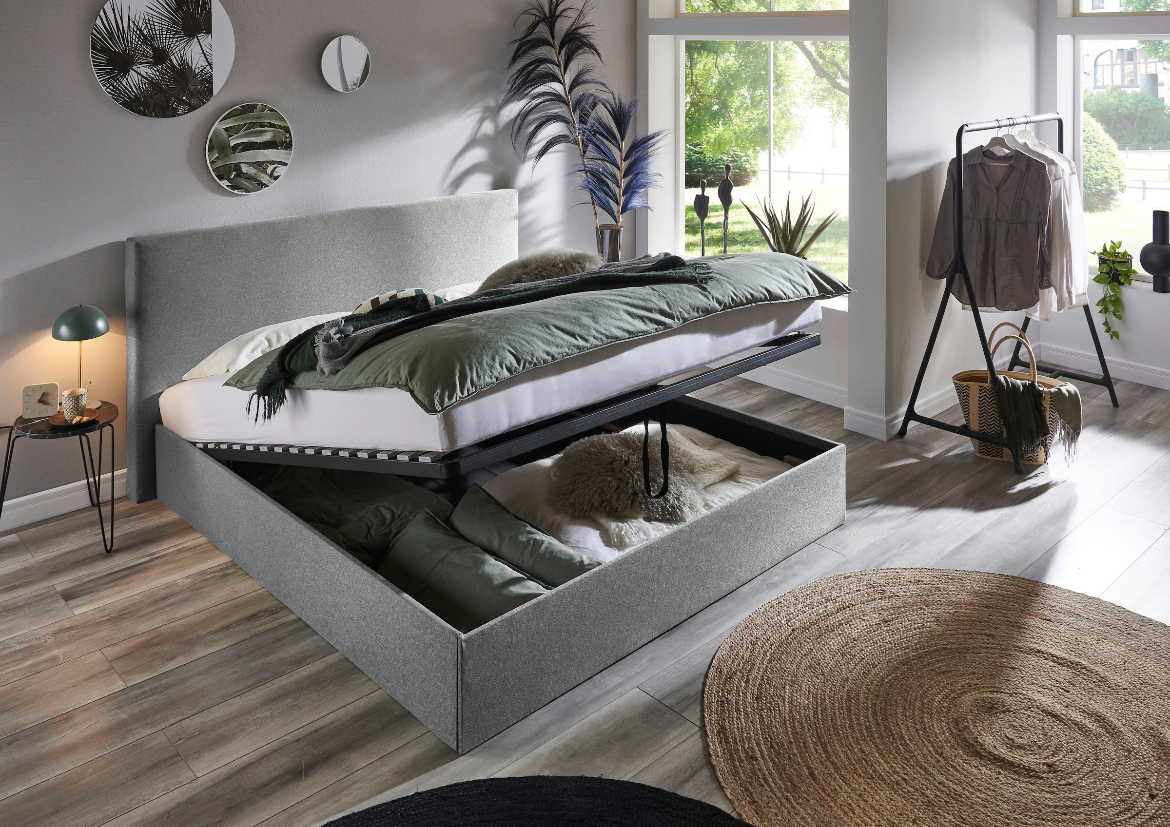 Bild von ATLANTIC home collection Bettgestell »Melody«, mit Bettkasten und Lattenrost