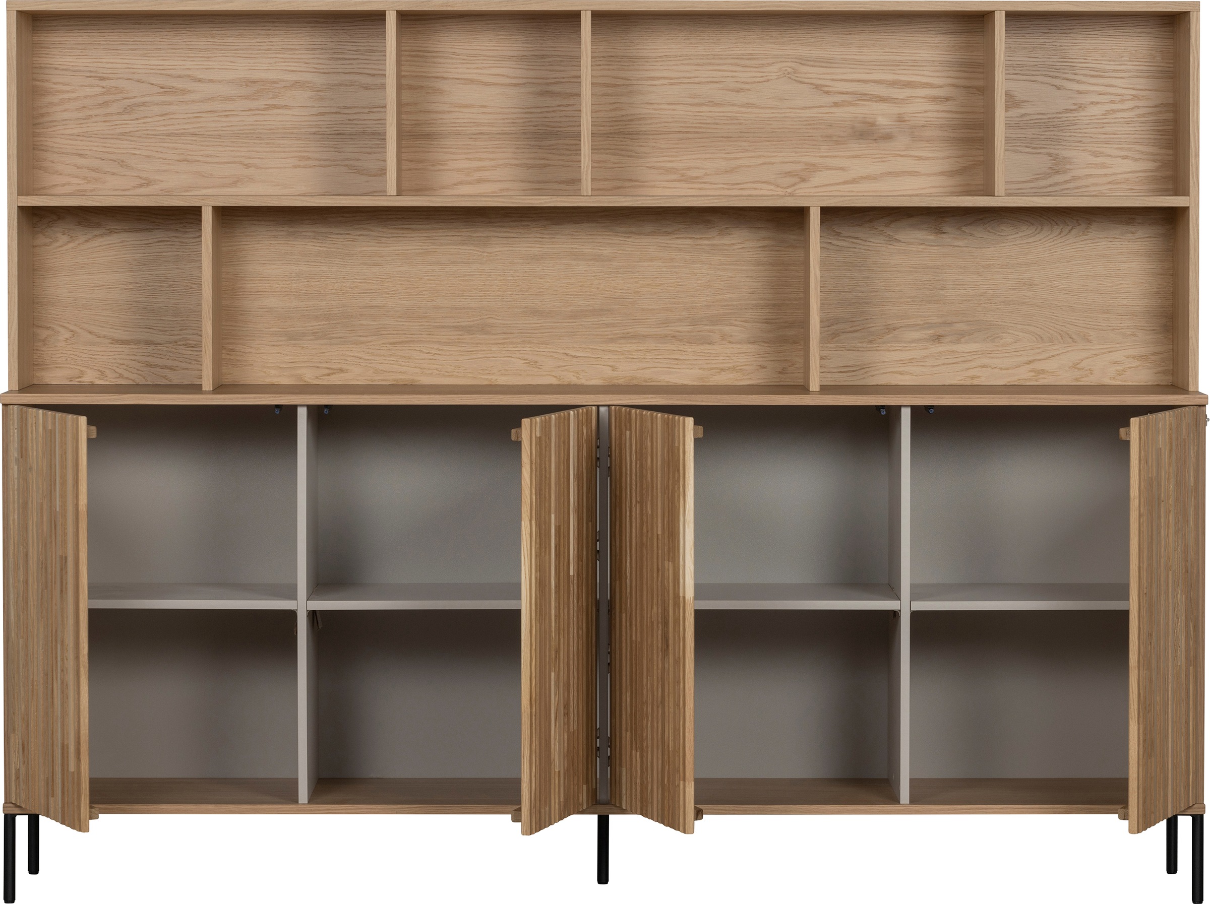 WOOOD Buffet »New Gravure«, mit viel Stauraum, Breite 200 cm