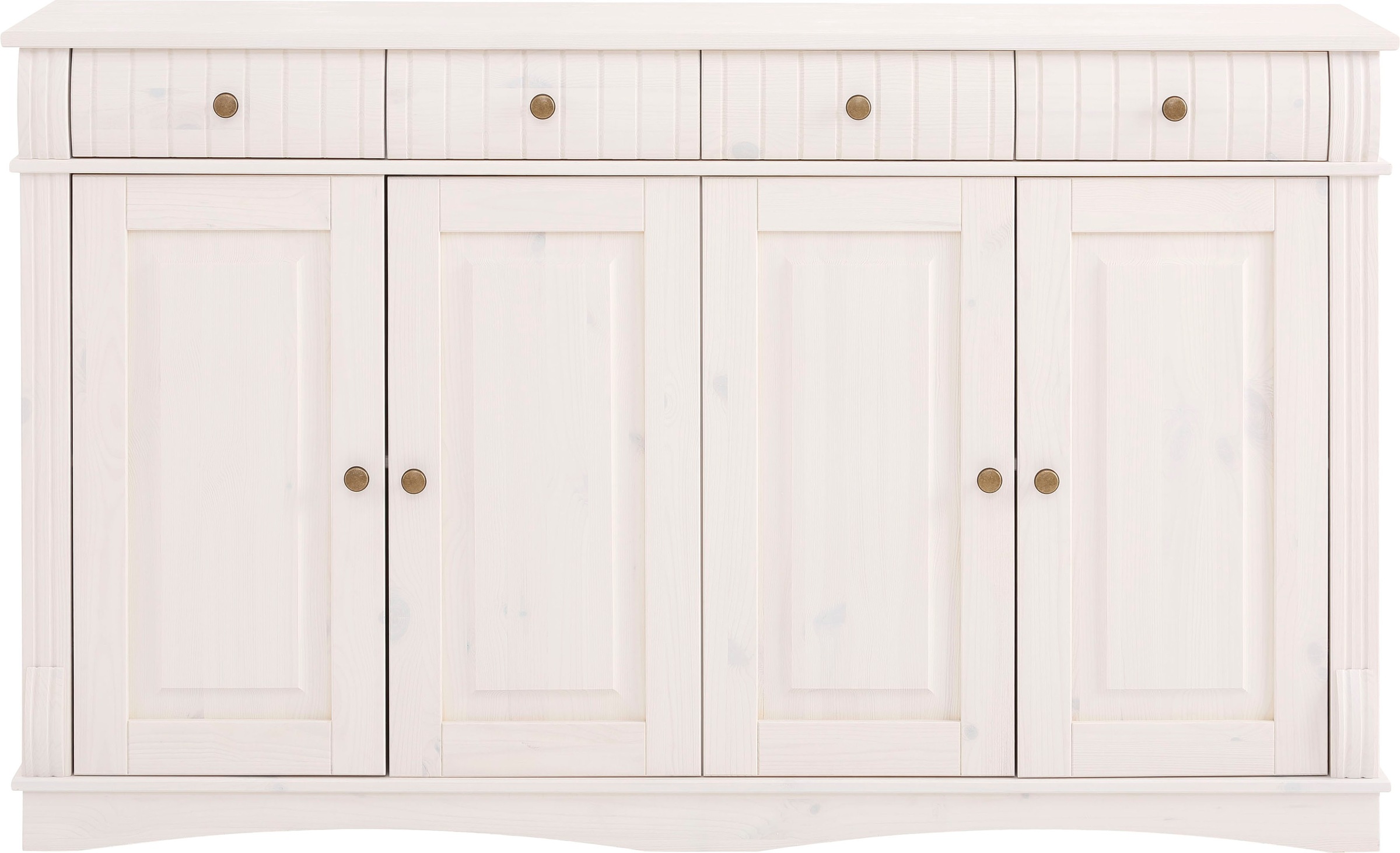 Home affaire Sideboard »Teresa«, Kommode, 4-türig, Breite 152 cm, aus massi günstig online kaufen