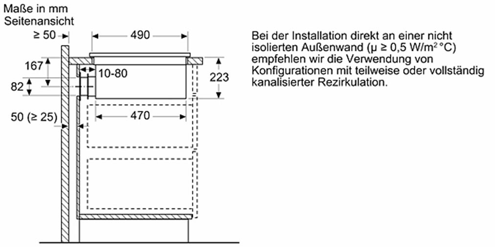SIEMENS Kochfeld mit Dunstabzug »ED611BS16E«, mit Flachkanal