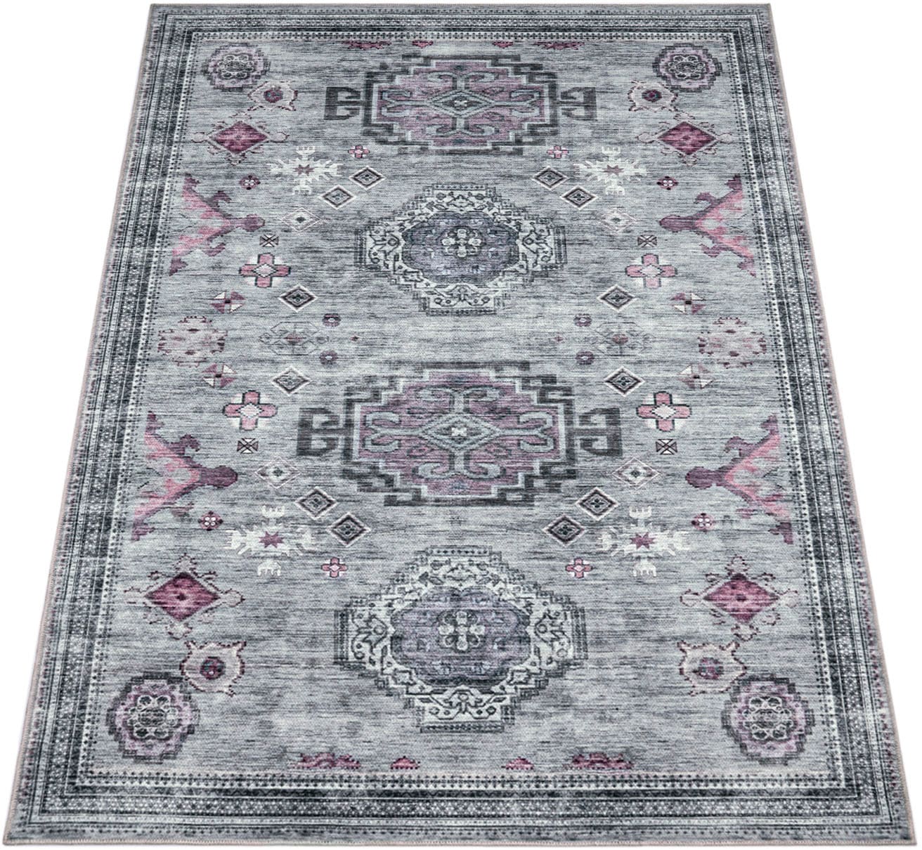 Paco Home Teppich »Bordeaux 244«, rechteckig, 4 mm Höhe, Kurzflor, Orient-O günstig online kaufen