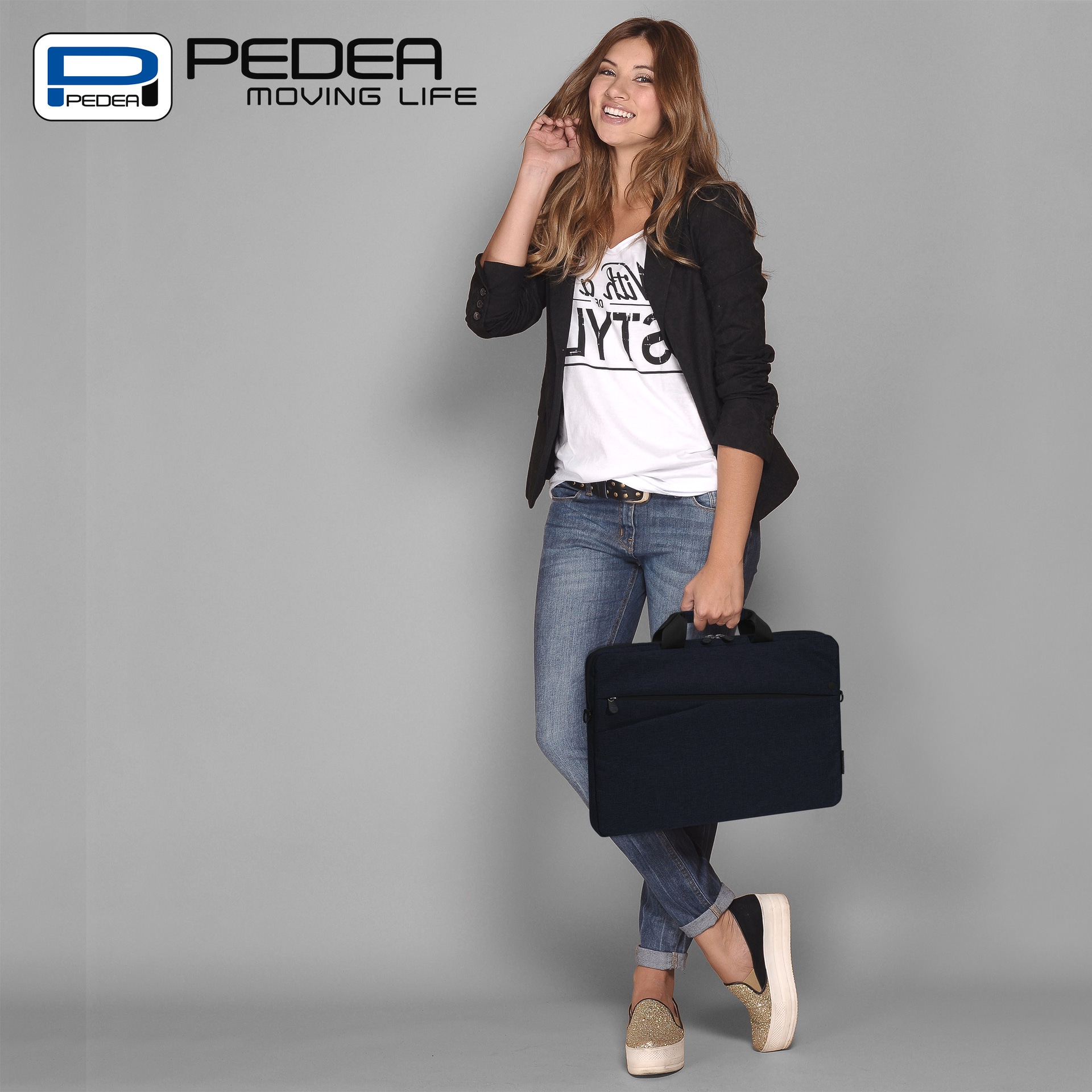 PEDEA Laptoptasche »Notebooktasche Fashion bis 43,9 cm (bis 17,3)«, dicke Polsterung und ein fleeceartiges, weiches Innenfutter