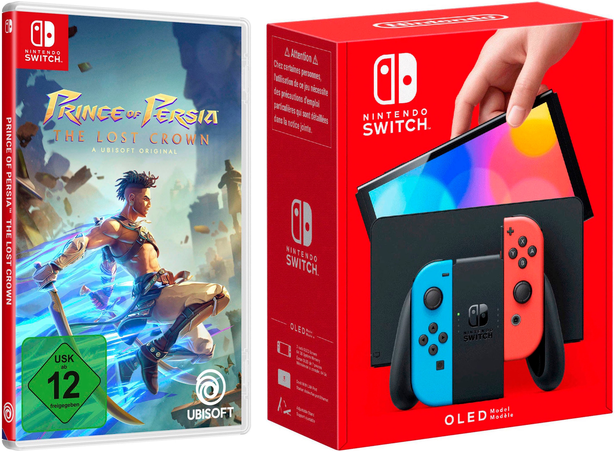 Bild von Konsolen-Set »Switch OLED + Prince of Persia: The Lost Crown«