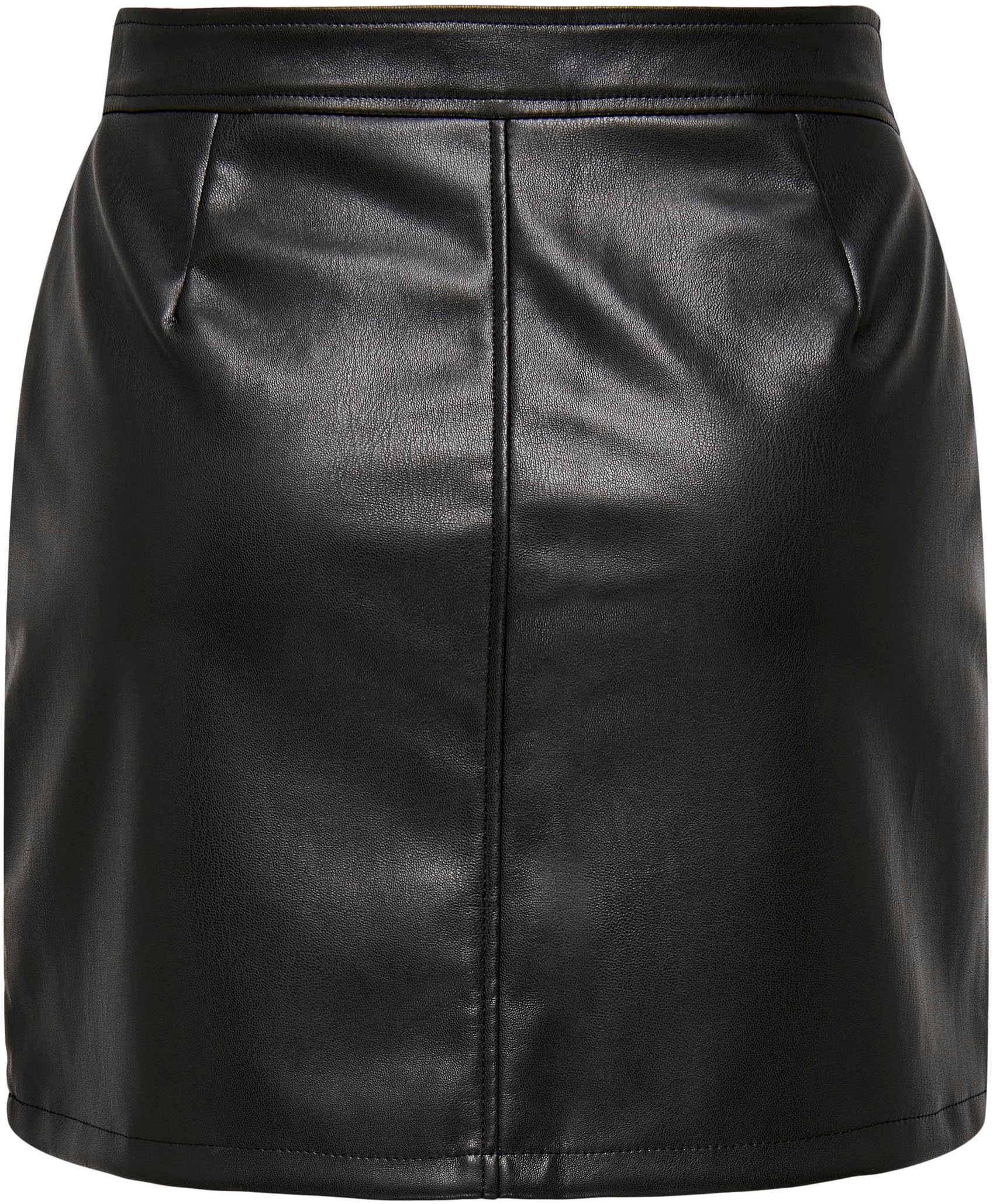 6. Bild von ONLY Lederimitatrock »ONLZIPPI EX HW FAUX LEA SKIRT CC PNT«