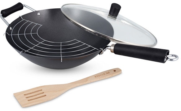 KEN HOM Wok »KH431041«, Stahl, (Set, 3 tlg.), Induktion auf Raten bestellen