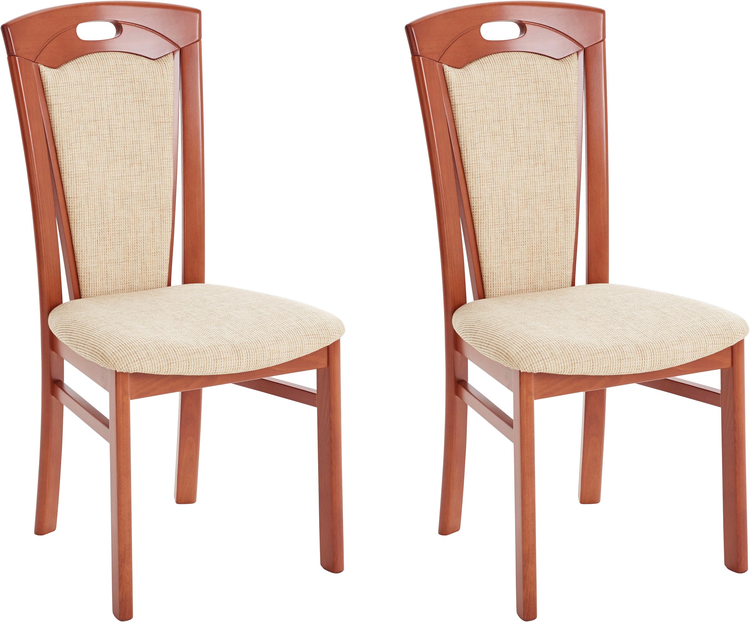 Home affaire Esszimmerstuhl »FERDI Made in Italy, Massivholz« (Set) 2 Stk.B günstig online kaufen