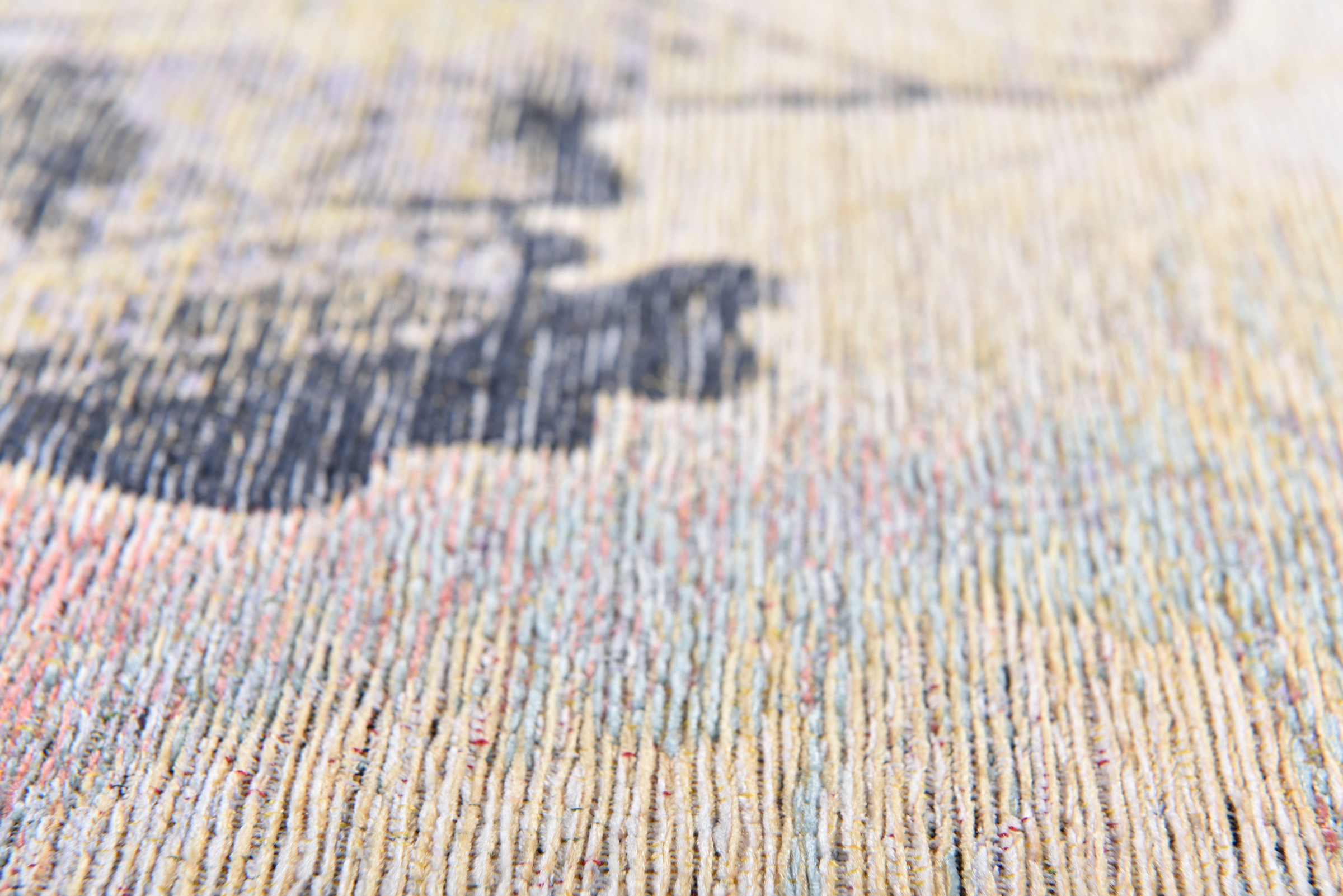 Gino Falcone Teppich »Cosima-108«, rechteckig, 3 mm Höhe, flachgeweber Jaquard-Teppich, mit Chenillegarn, modernes Blumen Design