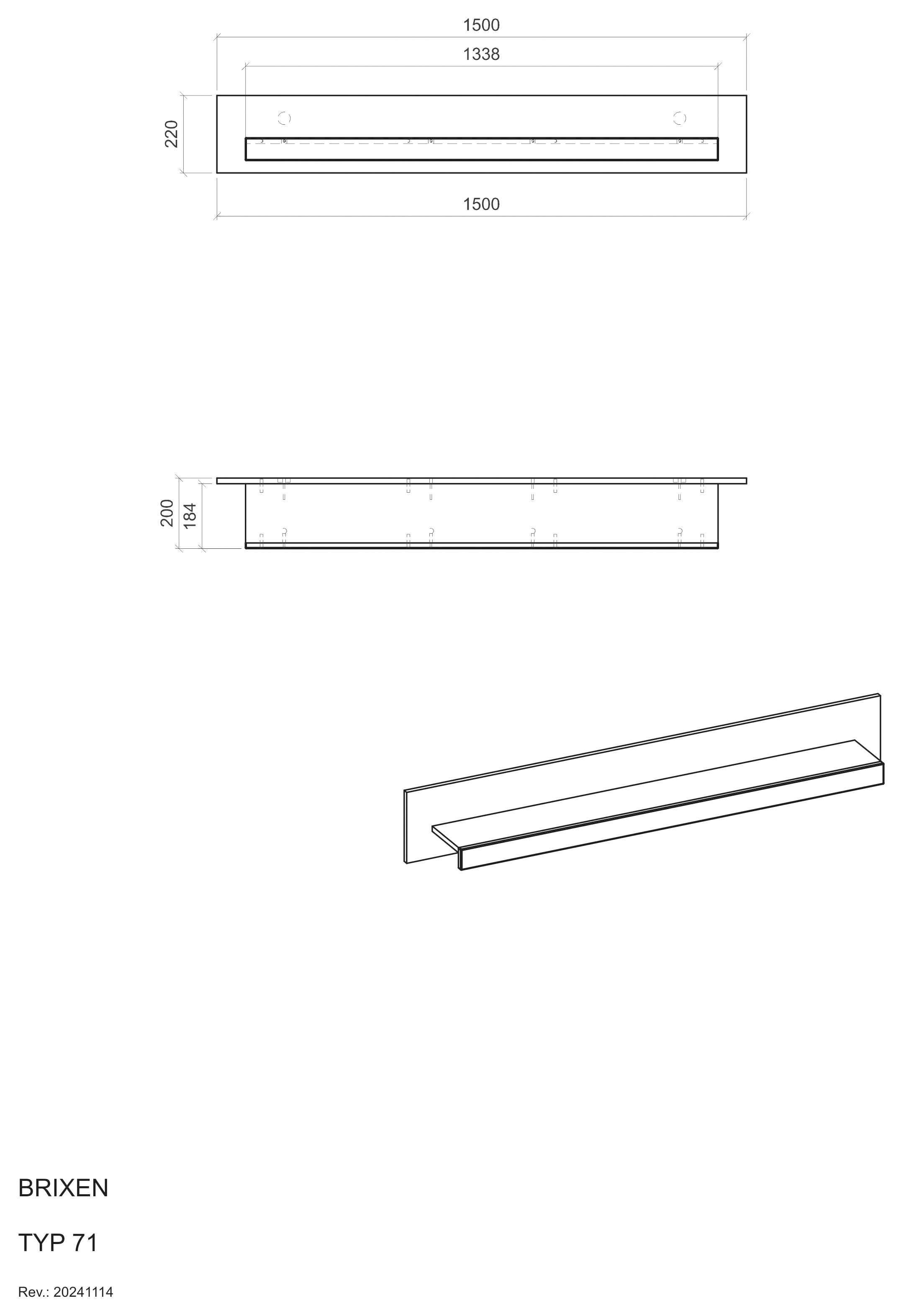 INOSIGN Wandboard »Brixen, modernes Wandregal, Hängeregal mit Ablage«, vielseitig einsetzbares Hängeregal, Weiß mit Eiche Evoke Dekor