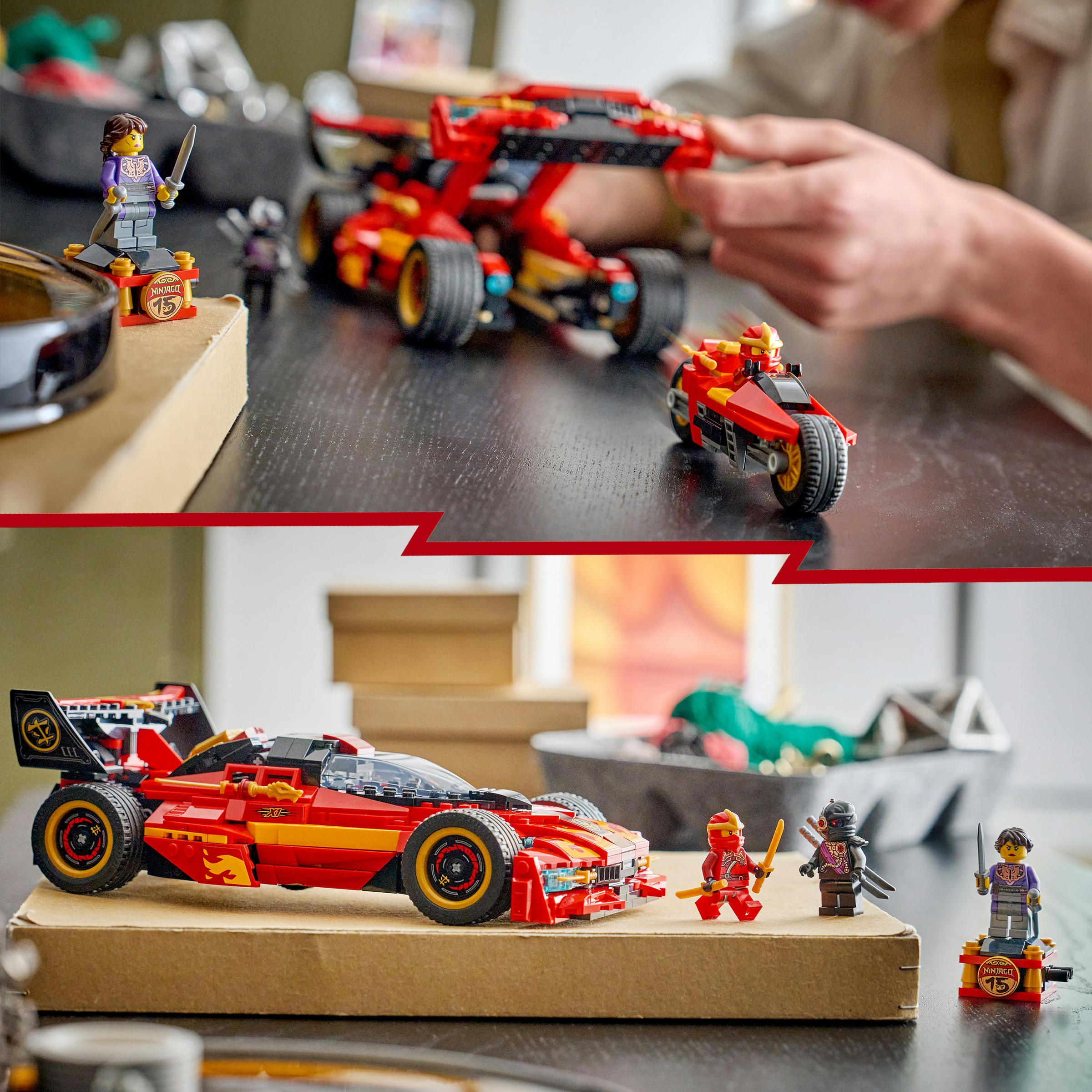 LEGO® Konstruktionsspielsteine »15-jähriges Jubiläum: X-1 Ninja Supercar (71867), LEGO Ninjago« Made in Europe