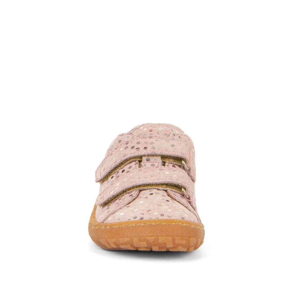 froddo® Klettschuh »Barefoot Base«, Konfirmationsschuh, Barfußschuh mit Metallic-Dots verziert