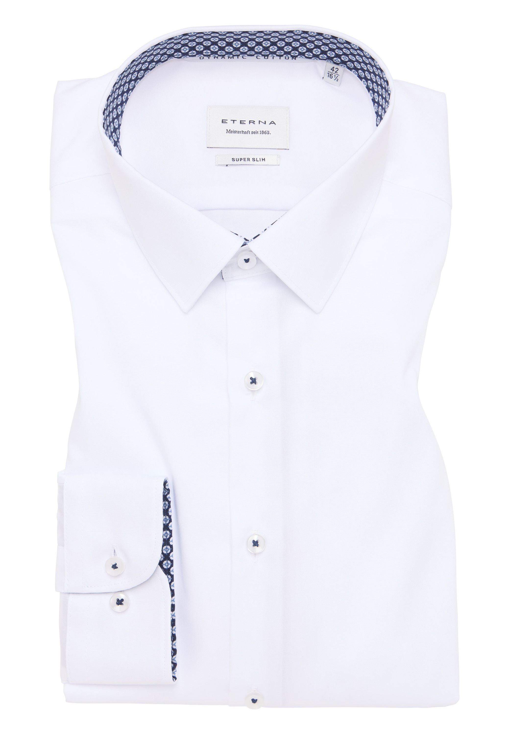 Eterna Langarmhemd »SUPER SLIM«, NON IRON (bügelfrei)