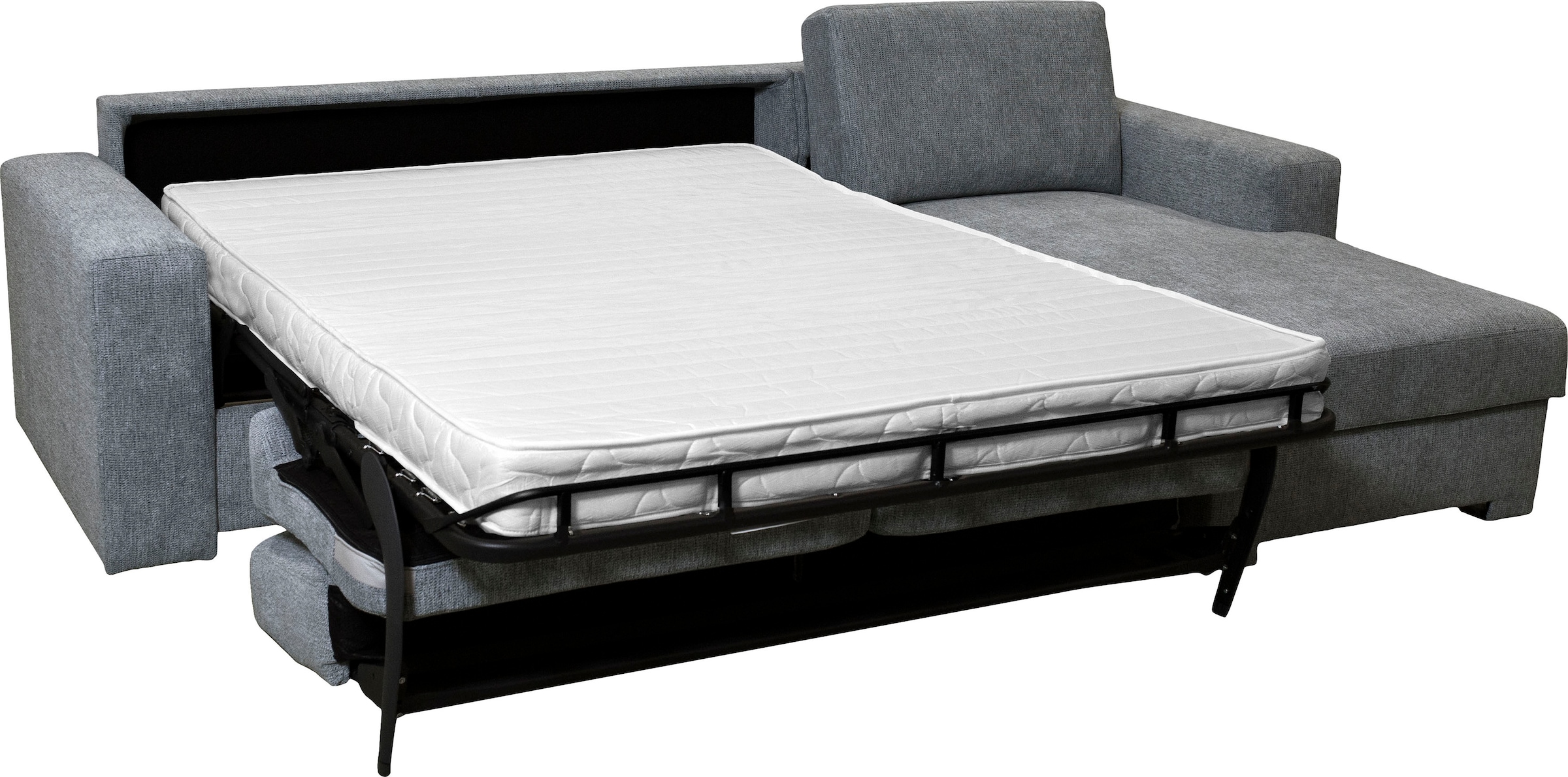 Home affaire Ecksofa »Roma "M" Matratzenhöhe 14 cm, Dauerschlaffunktion, mit Unterfederung,«, Liegemaße ca 143x198 cm, L-Form