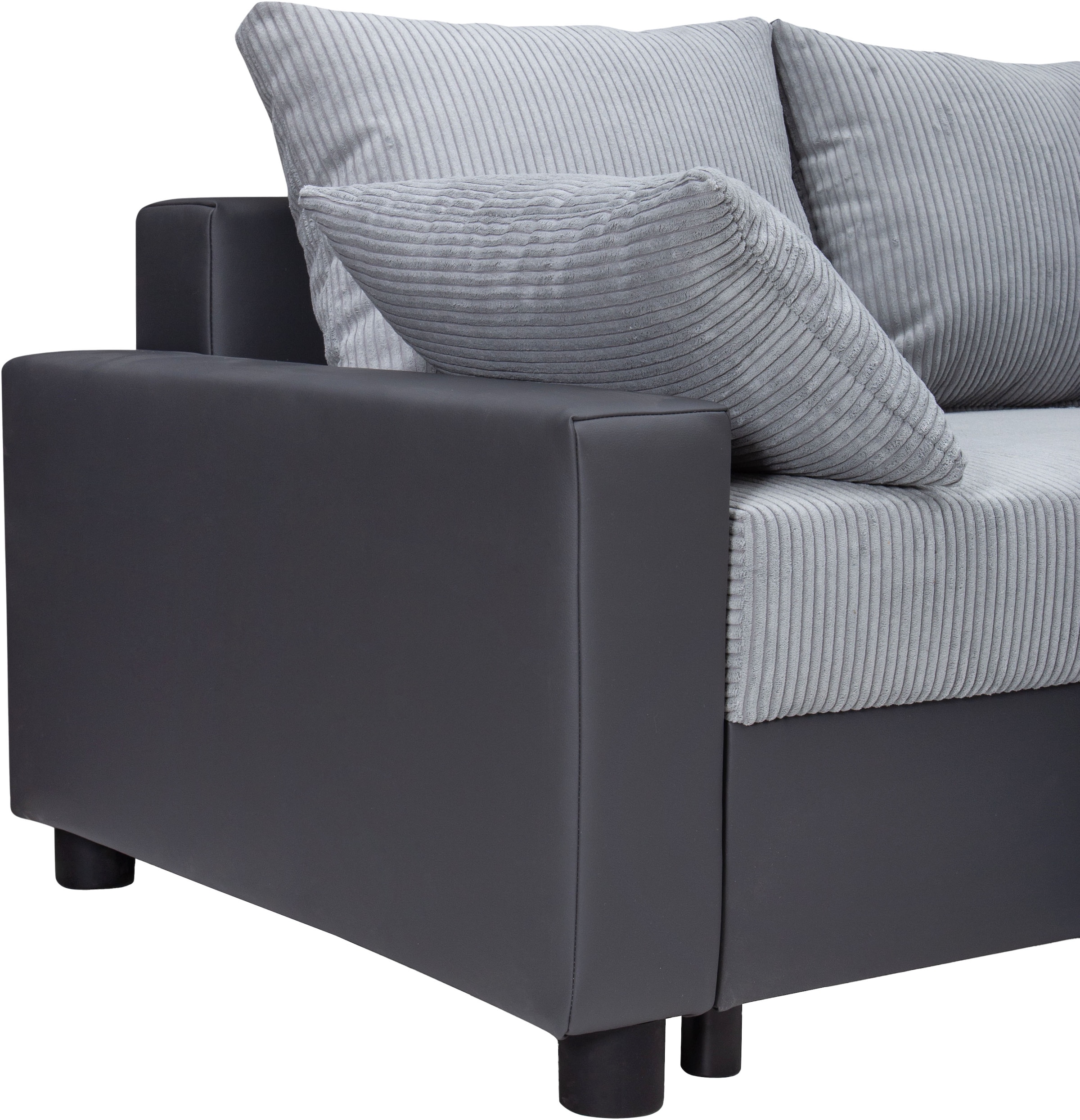 COLLECTION AB Ecksofa »30 Jahre Jubiläums-Modell Parma L-Form«, mit Schlaffunktion und Bettkasten, inklusive Kissen, Bonellfederkern