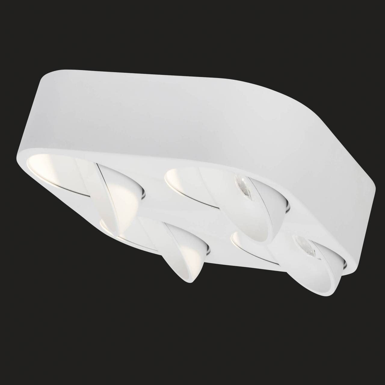 AEG Deckenleuchte »Leca«, 4 flammig, LED Deckenlampe 4flg weiß