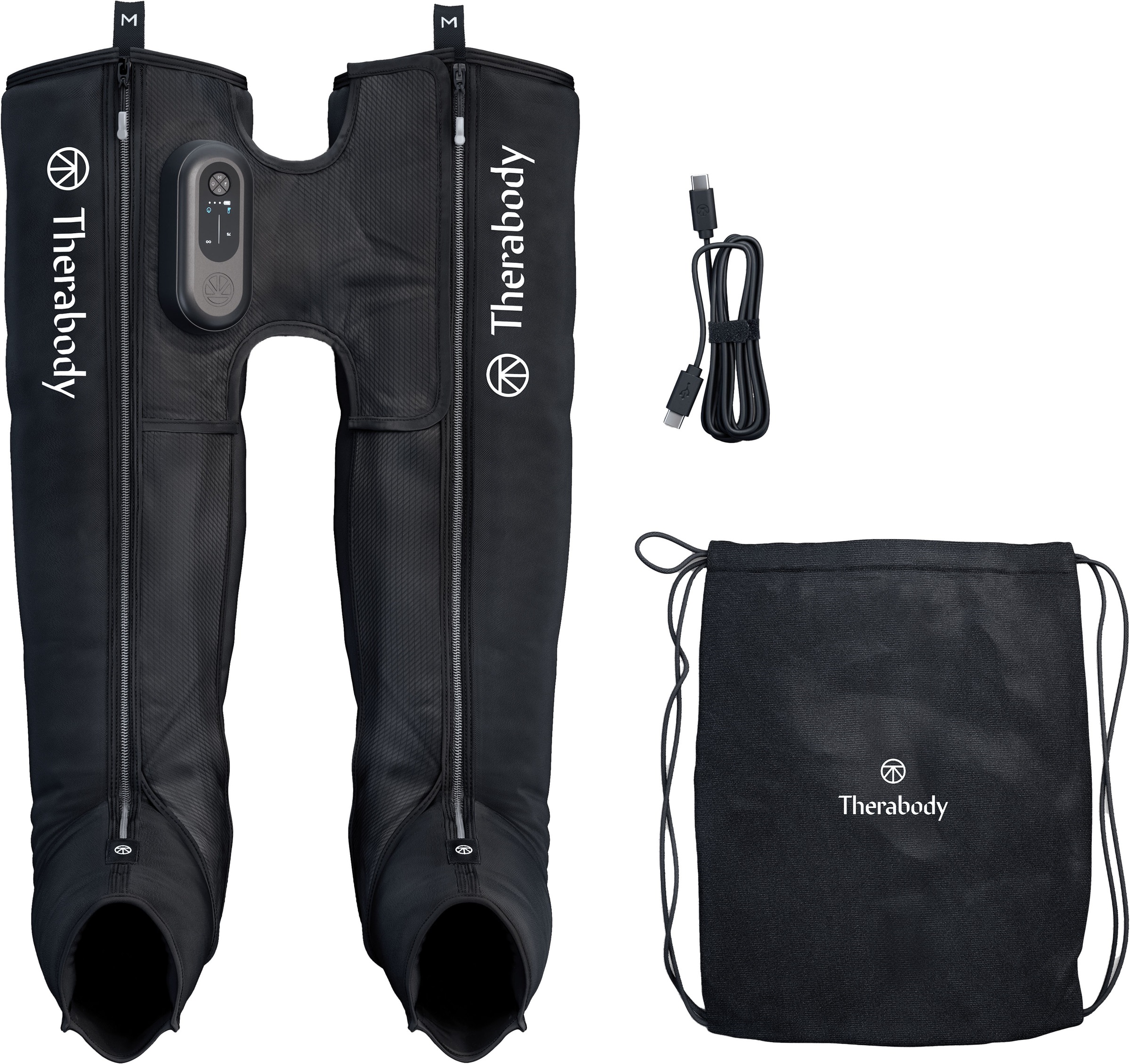 Therabody Massagegerät »Gr. M, RecoveryAir JetBoots Prime Kompressions-Stiefel, Medium«, lindert Muskelschmerz, fördert Regeneration, Leistung, Flexibilität