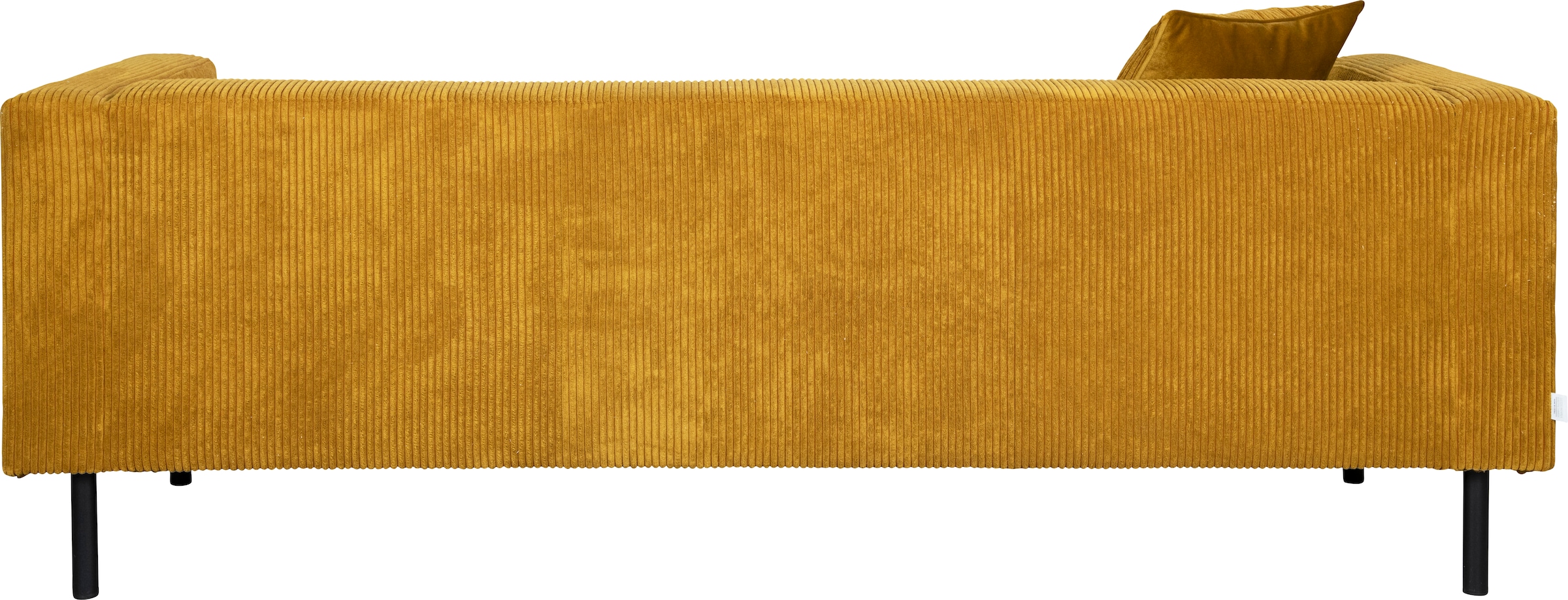 Guido Maria Kretschmer Home&Living 3-Sitzer »Lillibeth Designsofa mit Wellenunterfederung, Maße B/T/H: 218/74/83 cm«, Zierkissen als Wendekissen, Bezug Samtoptik oder Cord