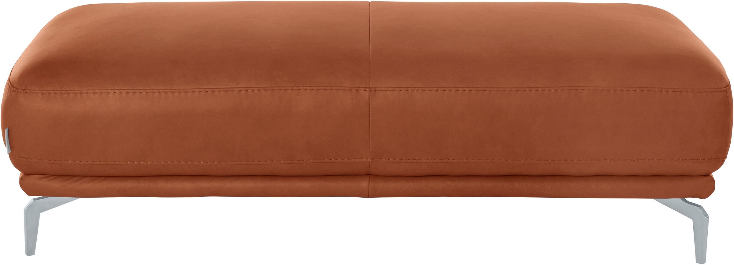 W.SCHILLIG Hocker »montanaa«, mit Metallfüßen in Silber matt, Breite 141 cm