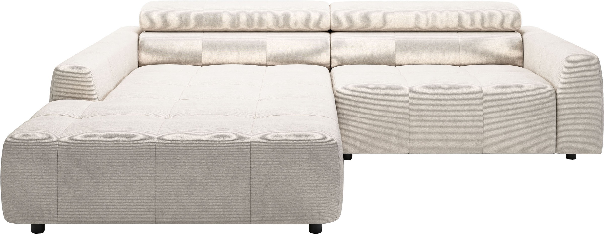 3C Candy Ecksofa »Denver auch mit Cord- und Easy care-Bezug, Kopfteilverste günstig online kaufen