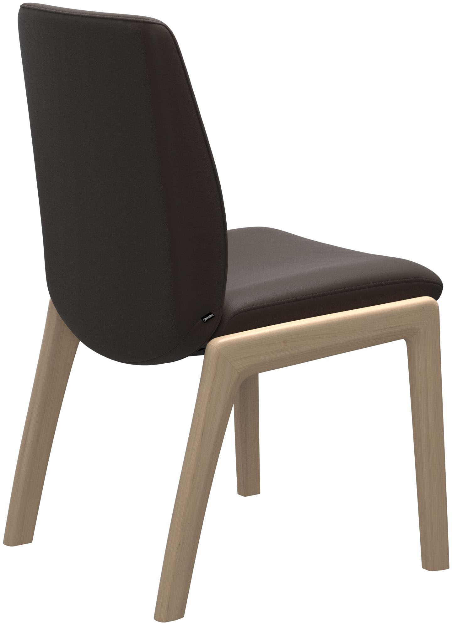 Stressless® Polsterstuhl »Laurel«, Leder BATICK, Low Back, Größe L, mit abgerundeten Beinen in Eiche gekalkt