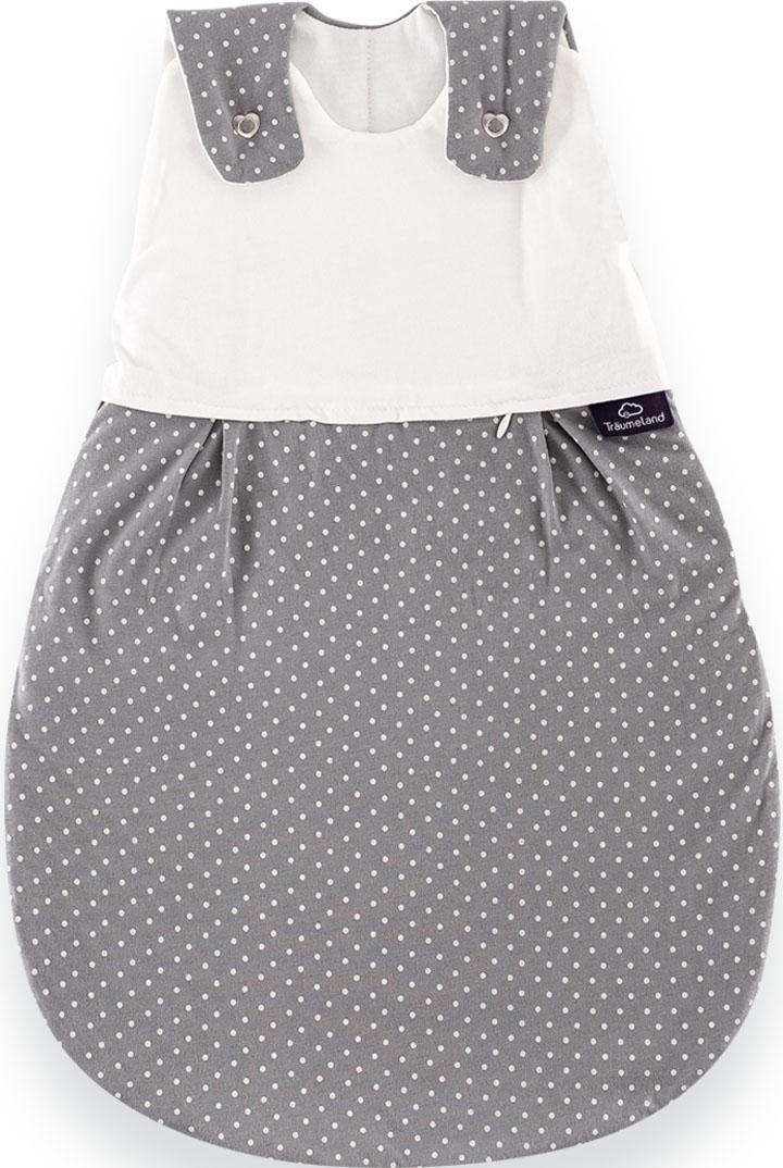 Träumeland Babyschlafsack »Außenschlafsack Pünktchen grau« günstig online kaufen