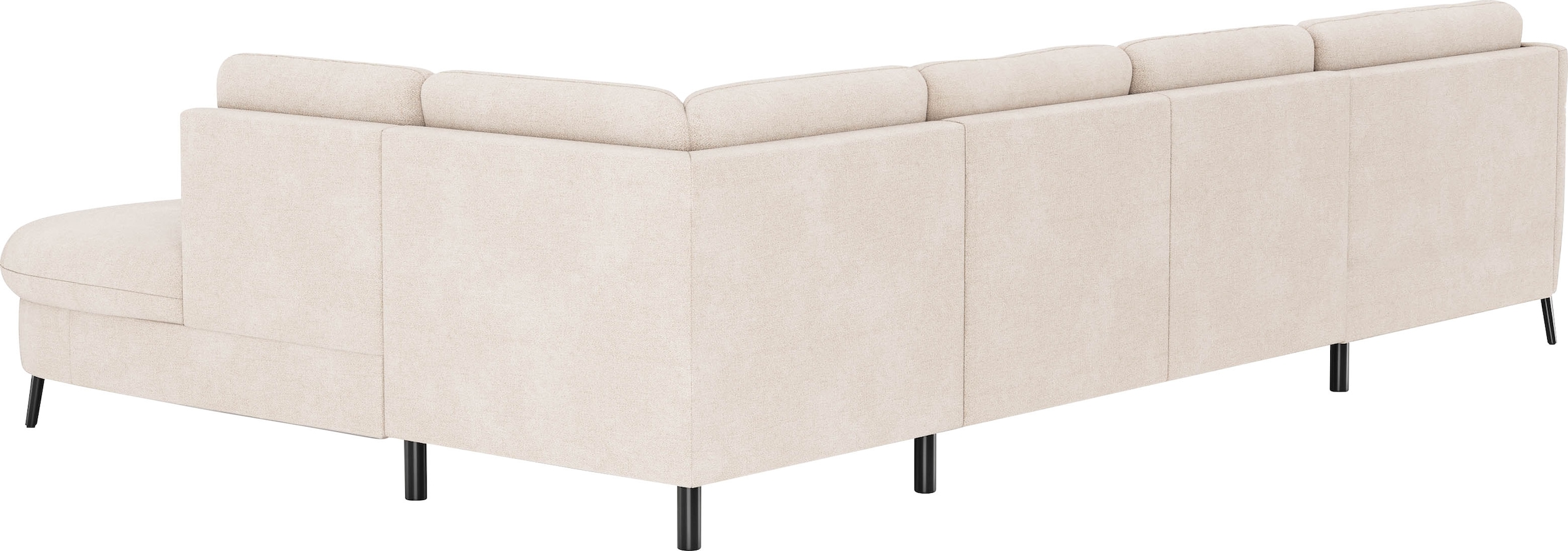 sit&more Wohnlandschaft »Soul U-Form«, wahlweise mit Bettfunktion und Bettkasten oder Schubkasten