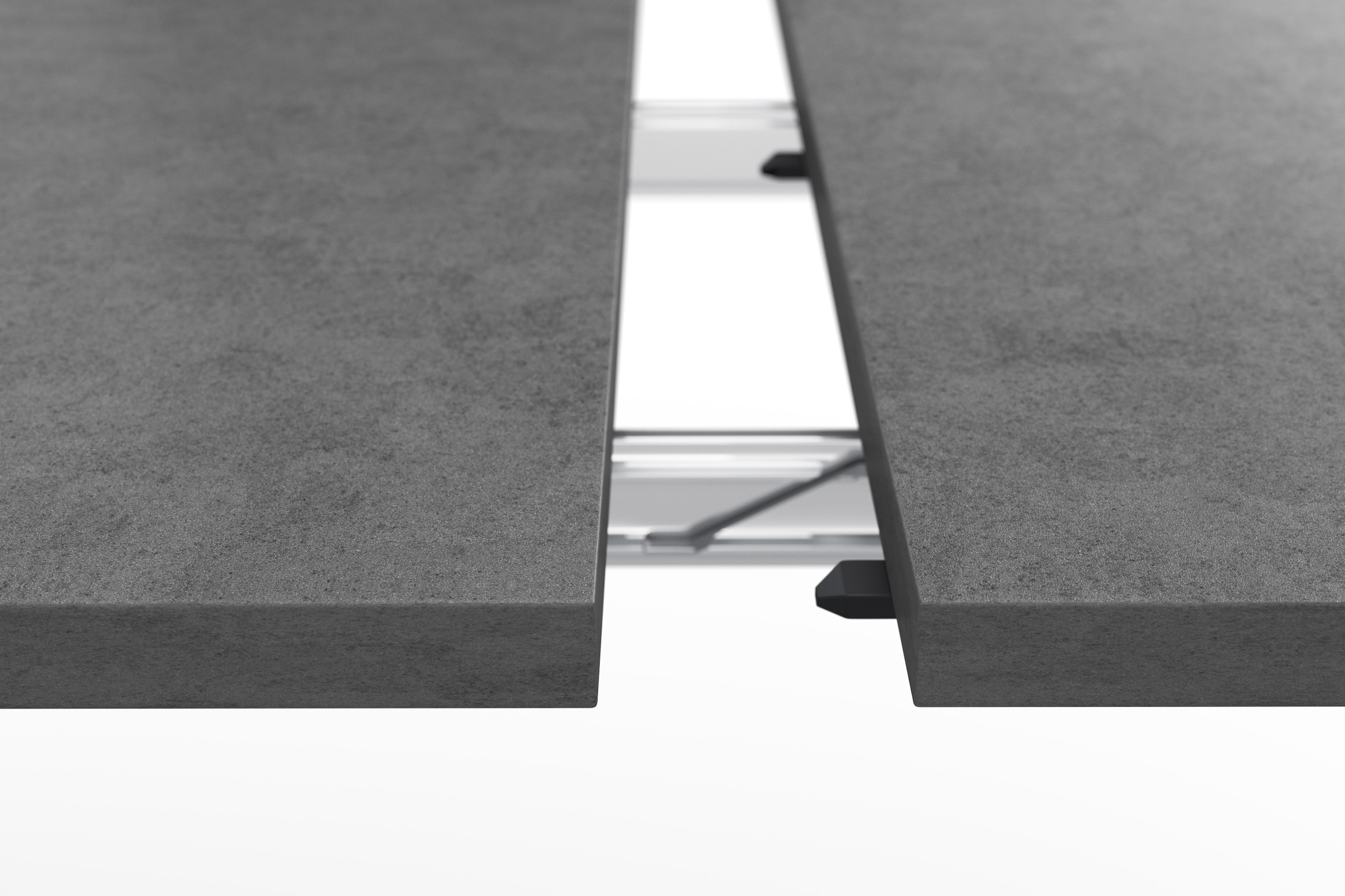 Mäusbacher Esstisch »Komfort Tisch«, Mäusbacher Esstisch mit X Gestell und Bodenplatte. Breite 180-280