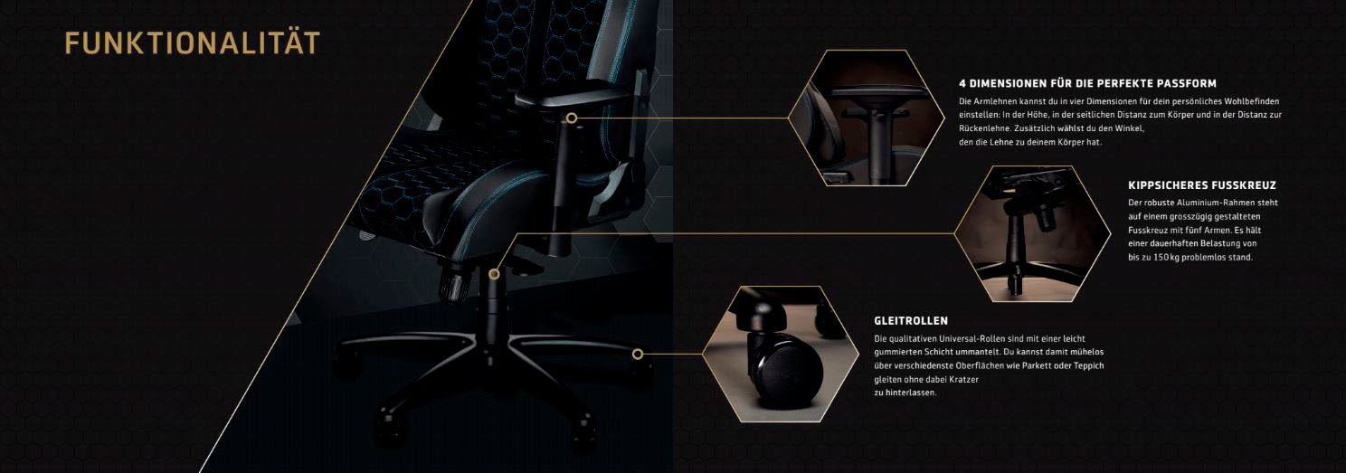 12. Bild von Joule Performance Gaming-Stuhl »RAID Alcantara«