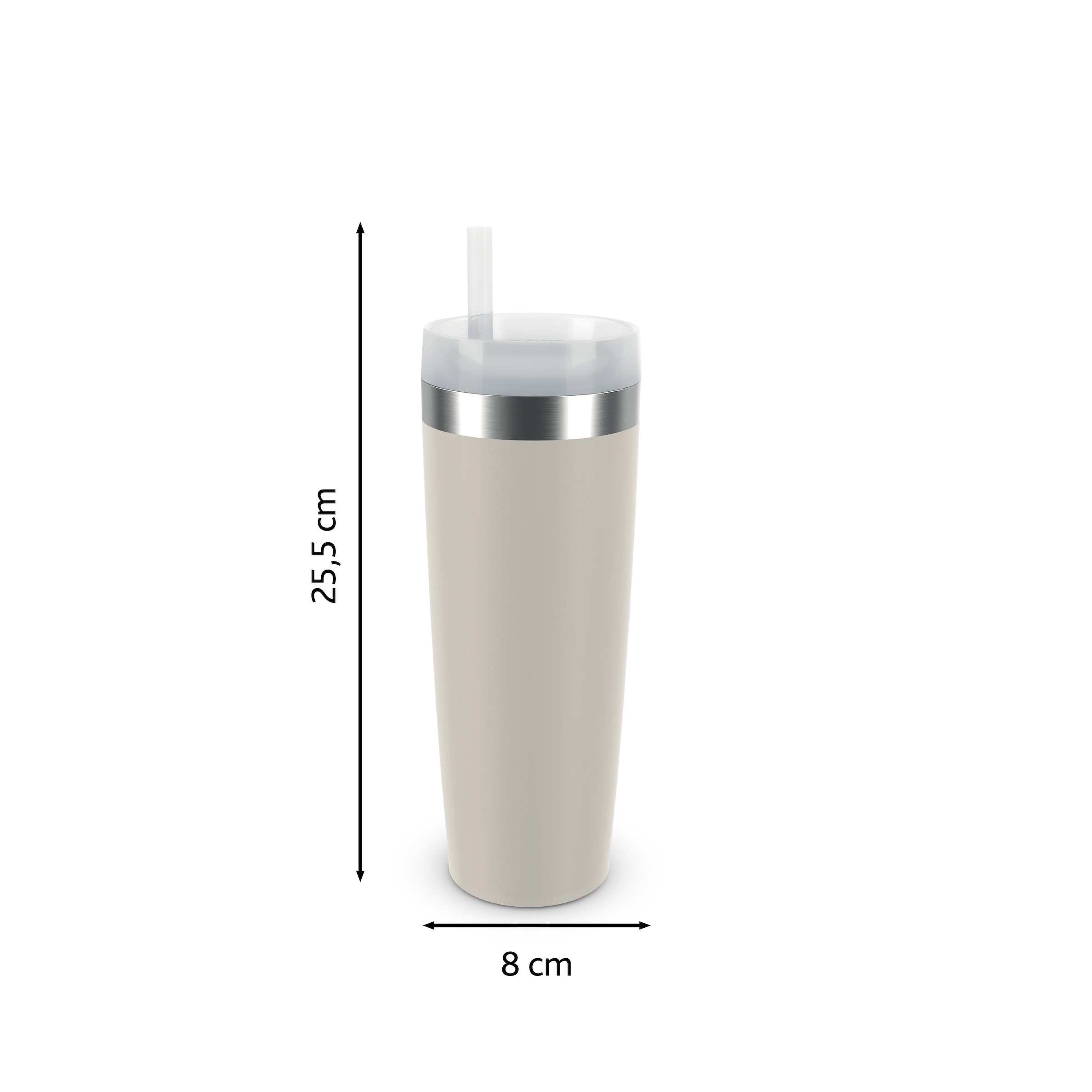 Emsa Isolierflasche »Travel Mug Cool³« 3 Deckelpositionen, für gängige Autohalterungen, inkl. Strohhalm