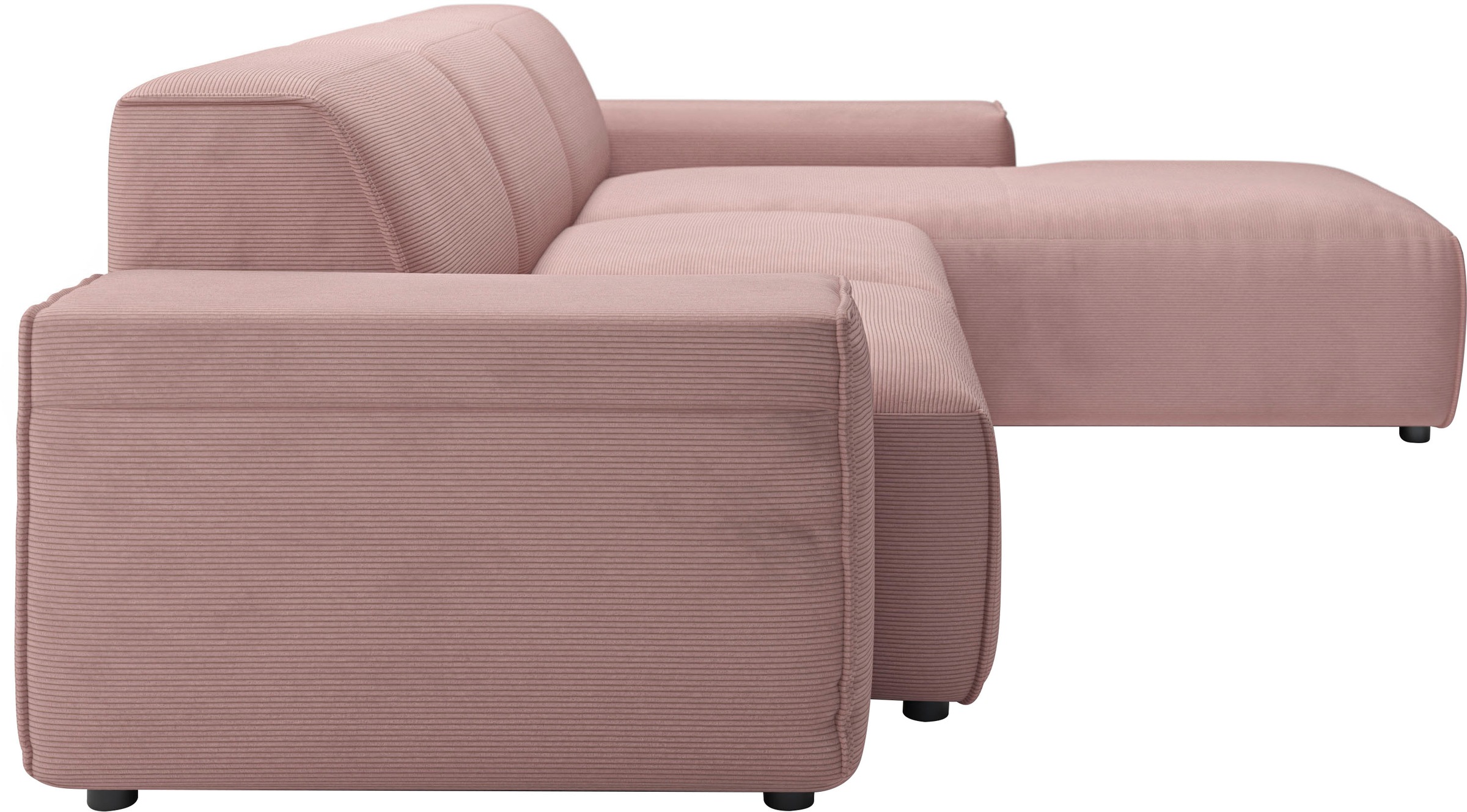 andas Ecksofa »Glimminge L-Form auch in Breitcord, Feincord + Easy care-Bezug,«, Breite 264, Zierkissen