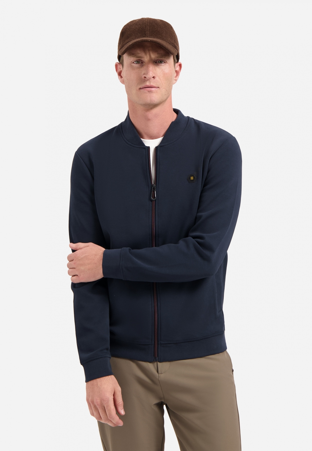 NO EXCESS Sweater »No Excess Bomberweste von Timeless Basics«

