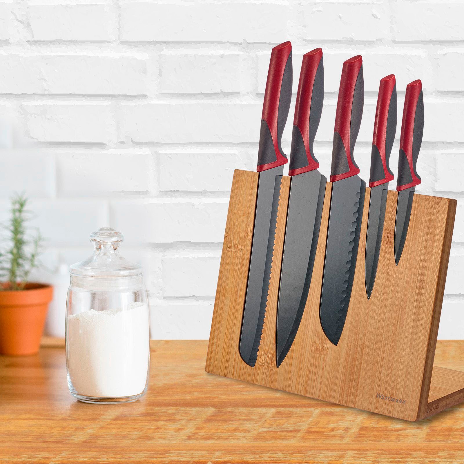 WESTMARK Magnet-Messerblock 1 Stk. Bambus, magnetisch günstig online kaufen