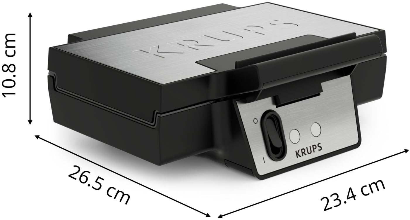 Krups Waffeleisen »FDK261 Iconic«, 850 W, keramikbeschichtete Antihaftplatten, kratzfest