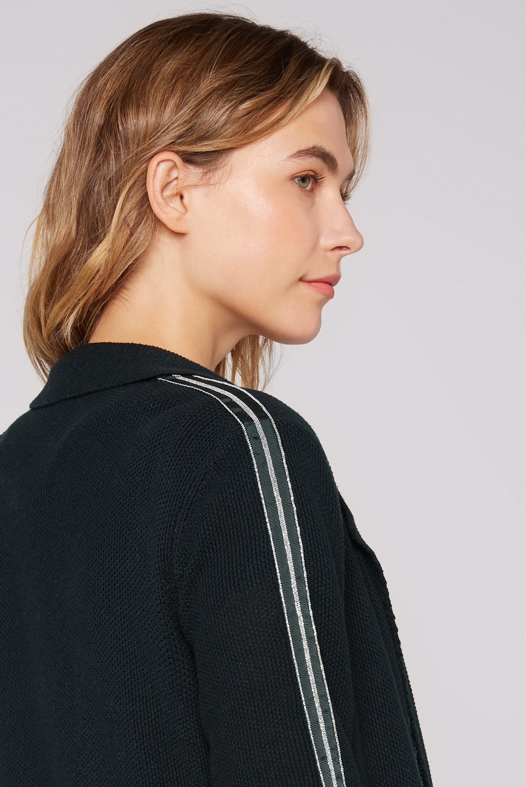 SOCCX Cardigan, mit Perlmuster