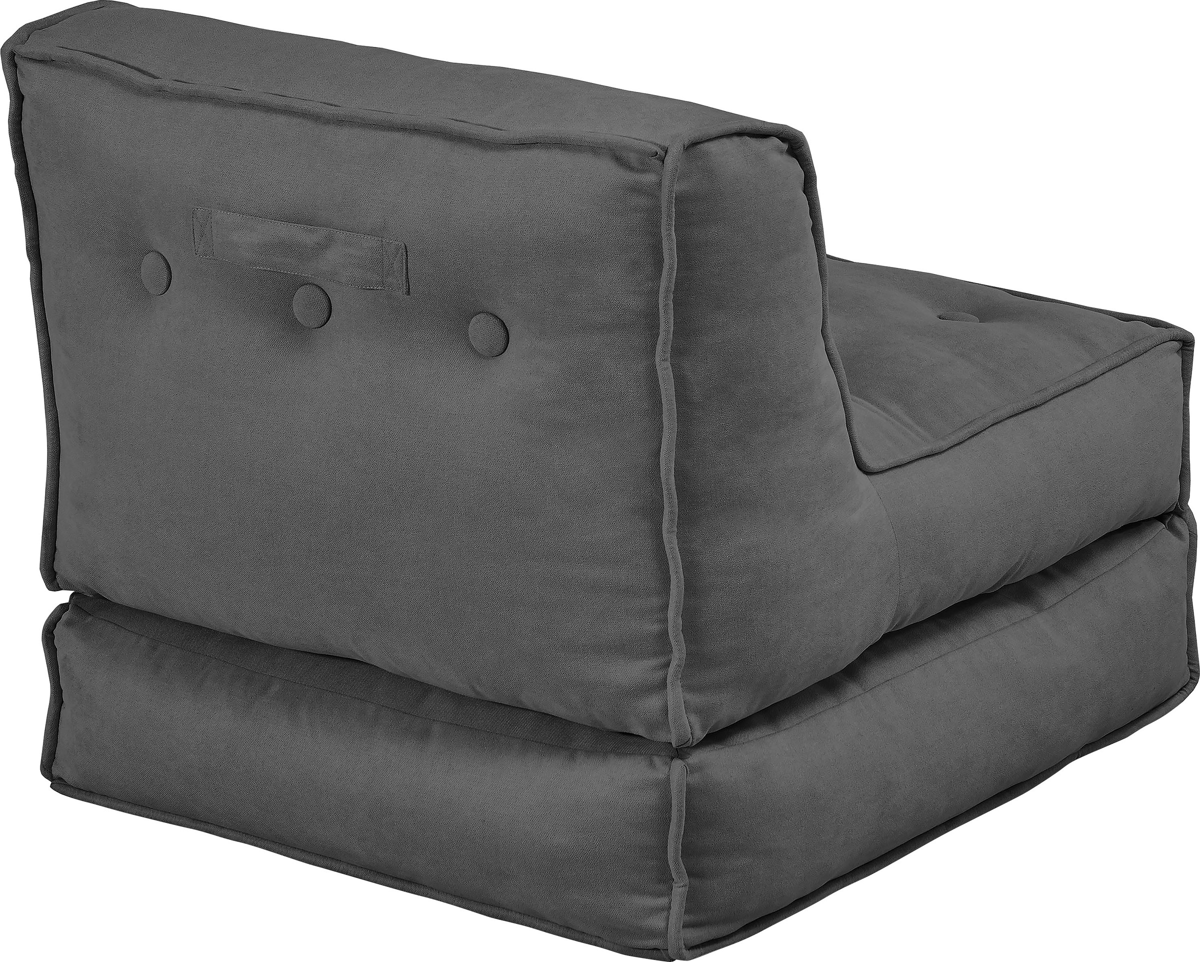INOSIGN Sessel »Pia«, Loungesessel in 2 Größen, mit Schlaffunktion und Pouf günstig online kaufen