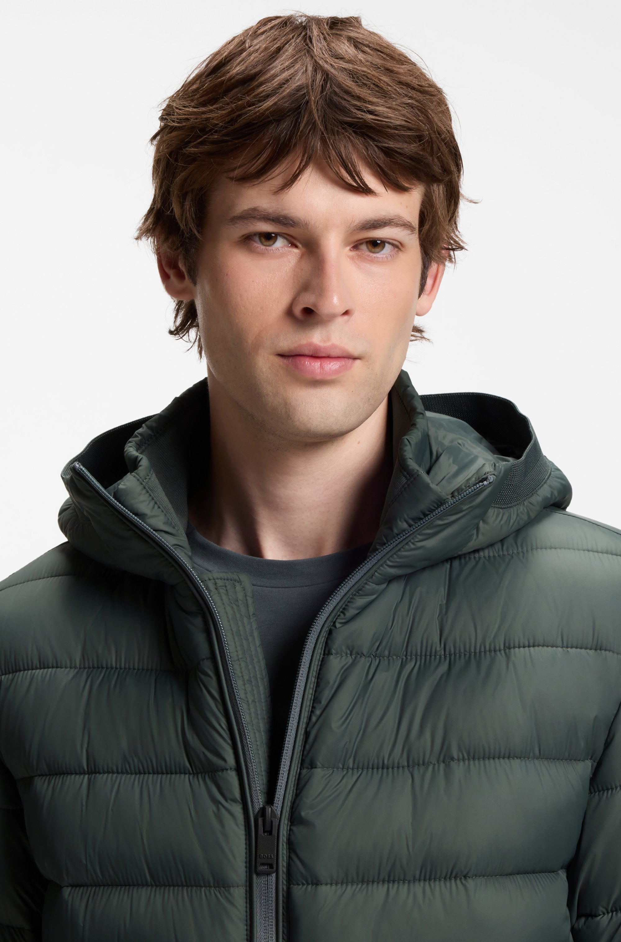 BOSS ORANGE Steppjacke »Odenni« mit Kapuze mit Stehkragen, wasserabweisend