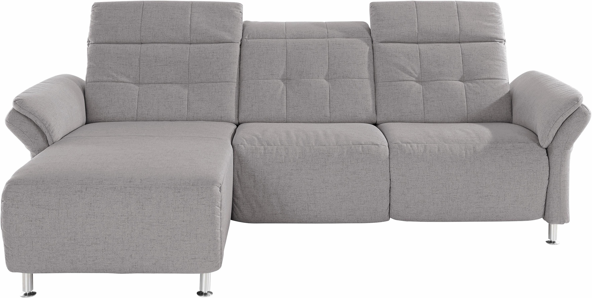 Places of Style Ecksofa »Manhattan L-Form«, 2 Sitze mit elektrischer Relaxfunktion, verstellbare Armlehnen