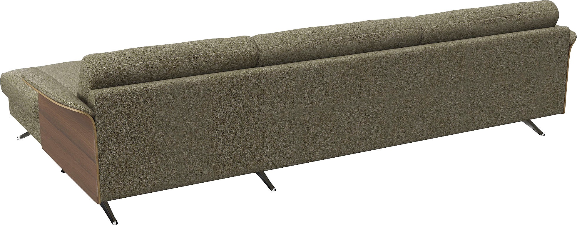 FLEXLUX Ecksofa »Glow Designsofa, bequem und komfortabel durch hochwertigen Sitzaufbau«, L-Form, Modernes skandinavisches Design