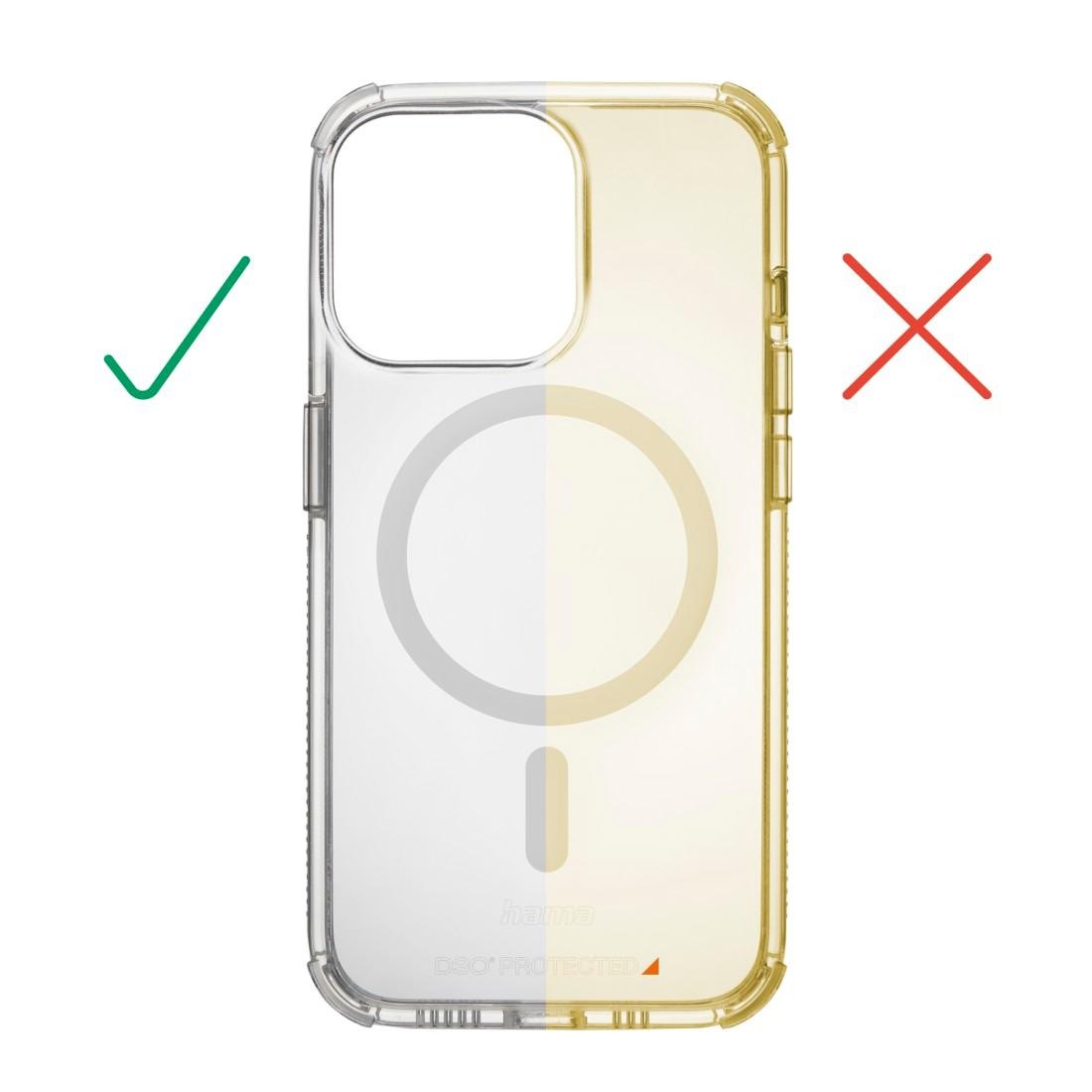 Hama Handyhülle »Handyhülle „Extreme Protect“ für iPhone 13 (für MagSafe, stoßfest)«, iPhone 13, Anti-Vergilbung