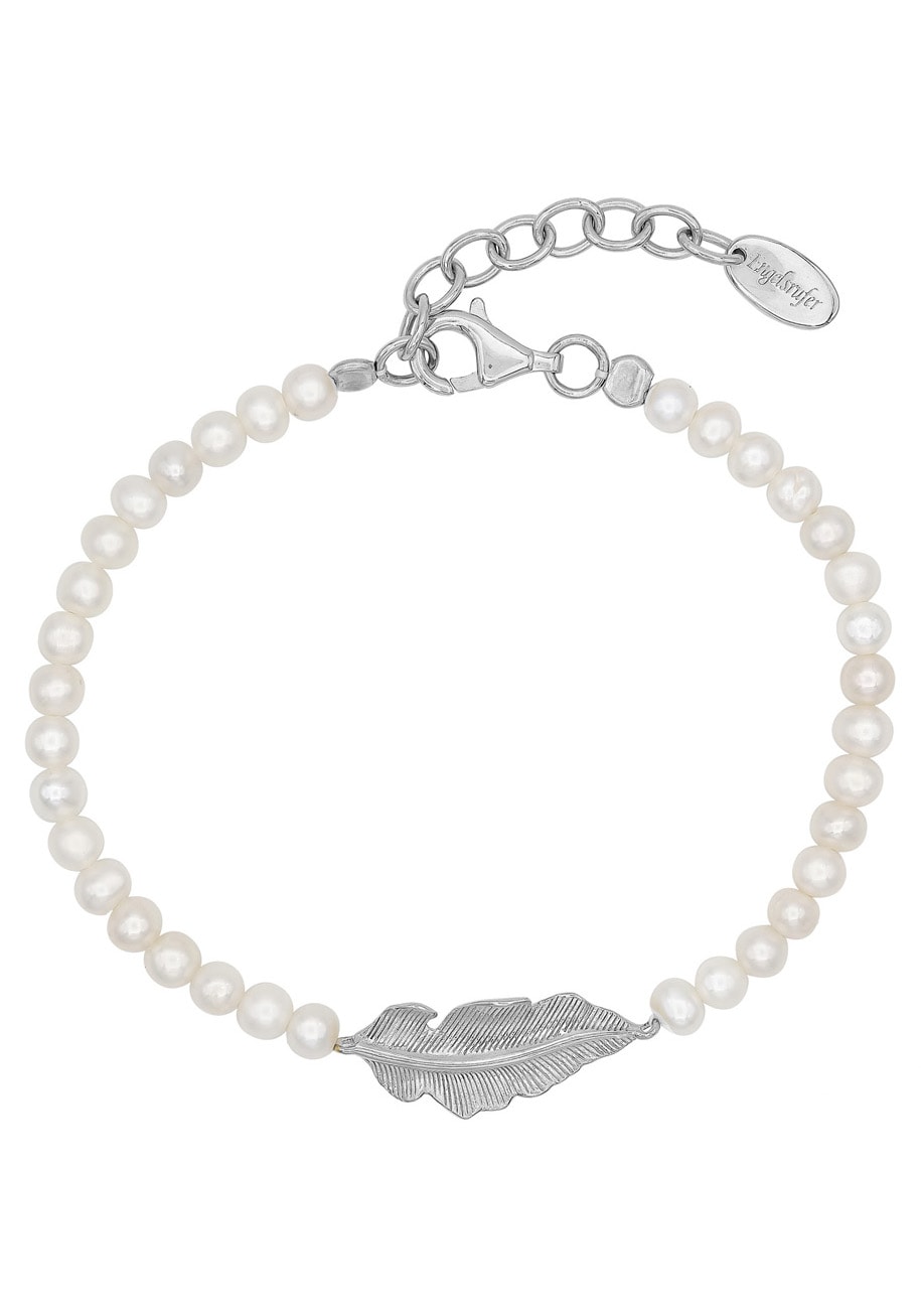 Bild von Engelsrufer Armband »The glory of pearls, Feder, ERB-GLORY-FEDER, ERB-GLORY-FEDER-G«