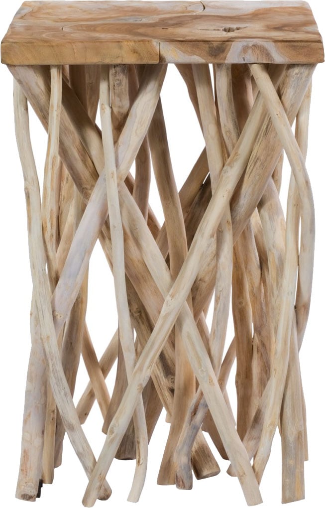 Kayoom Beistelltisch »Radix 225, hochwertiges Teakholz, Natur-Design«, (1 S günstig online kaufen