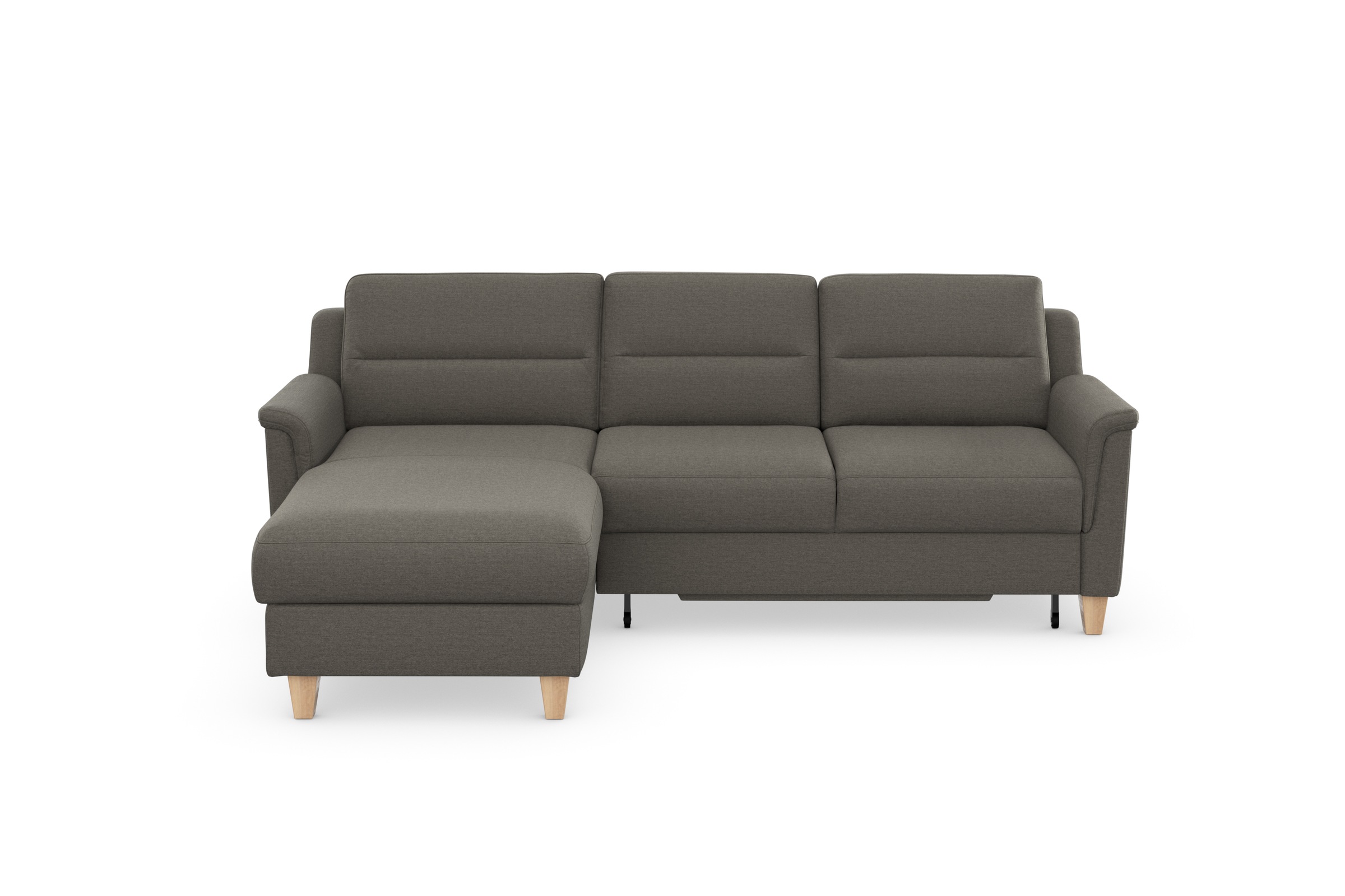 sit&more Ecksofa »Farö L-Form«, inklusive Federkern, wahlweise mit Bettfunktion und Bettkasten