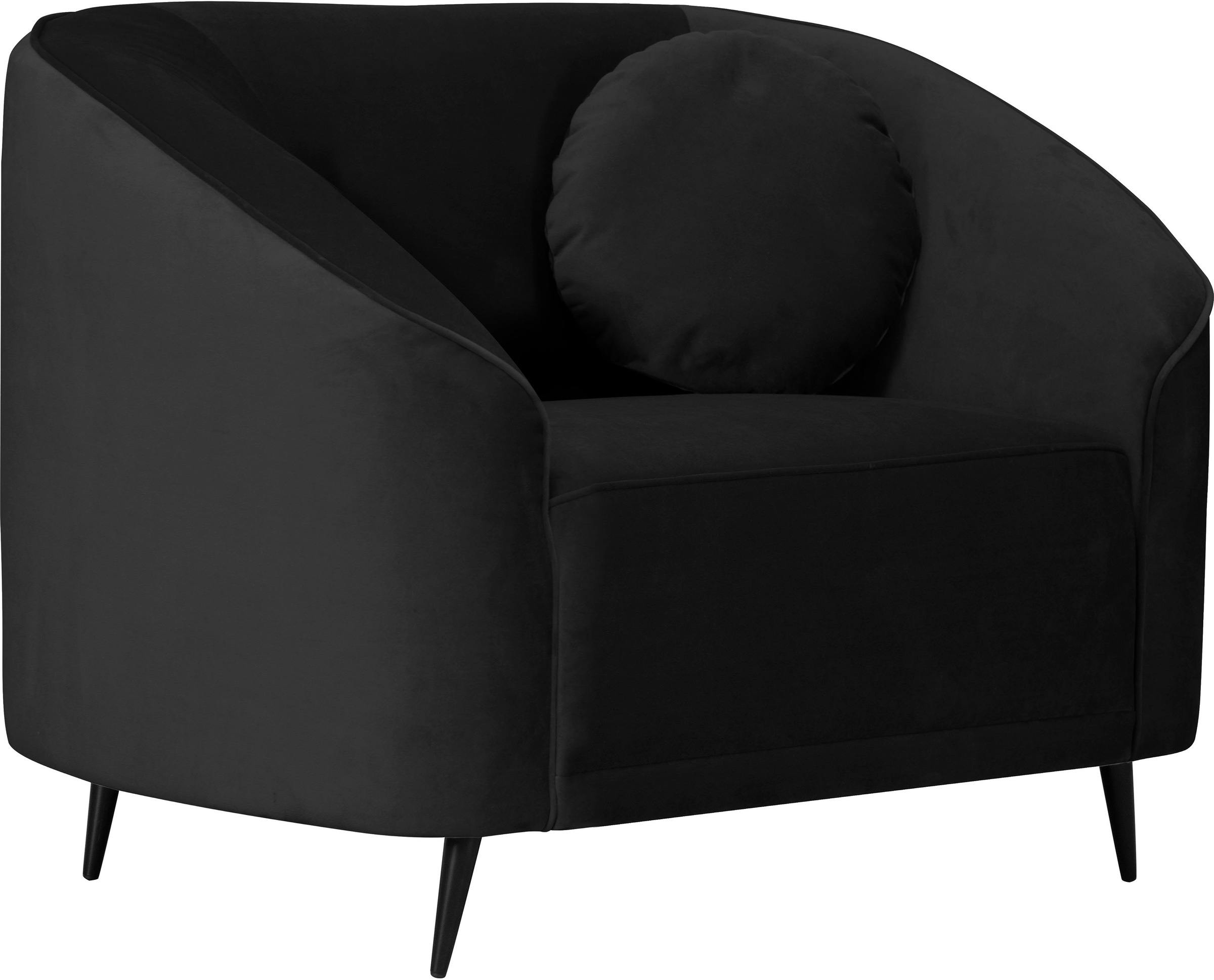 Leonique Sessel »Ashly«, in 3 Bezugsvarianten, Bouclé, Samtoptik und Struktur weich.