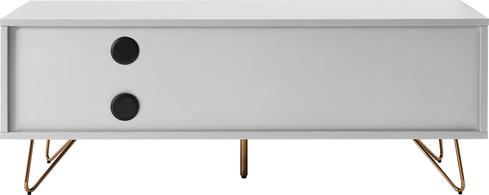 SalesFever Lowboard, Kommode mit Klappendämpfe, Hairpin Beinen
