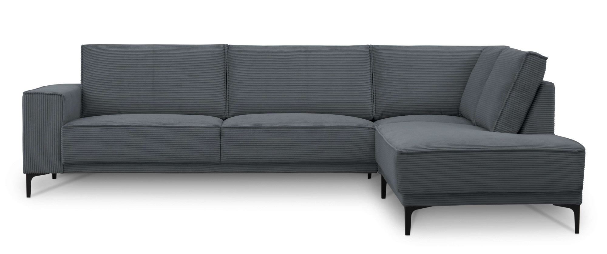 PLACES OF STYLE Ecksofa »Polsterecke Oland, Struktur, Flachgewebe, Luxus-Mi günstig online kaufen