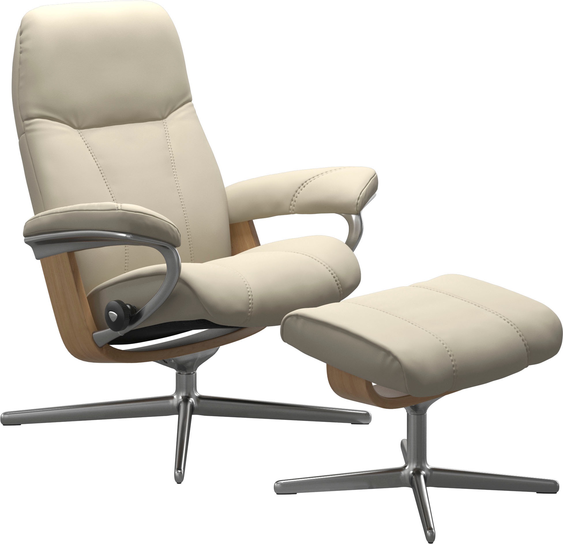 Stressless® Relaxsessel »Consul« Set, Relaxsessel mit Hocker, mit Hocker, m günstig online kaufen