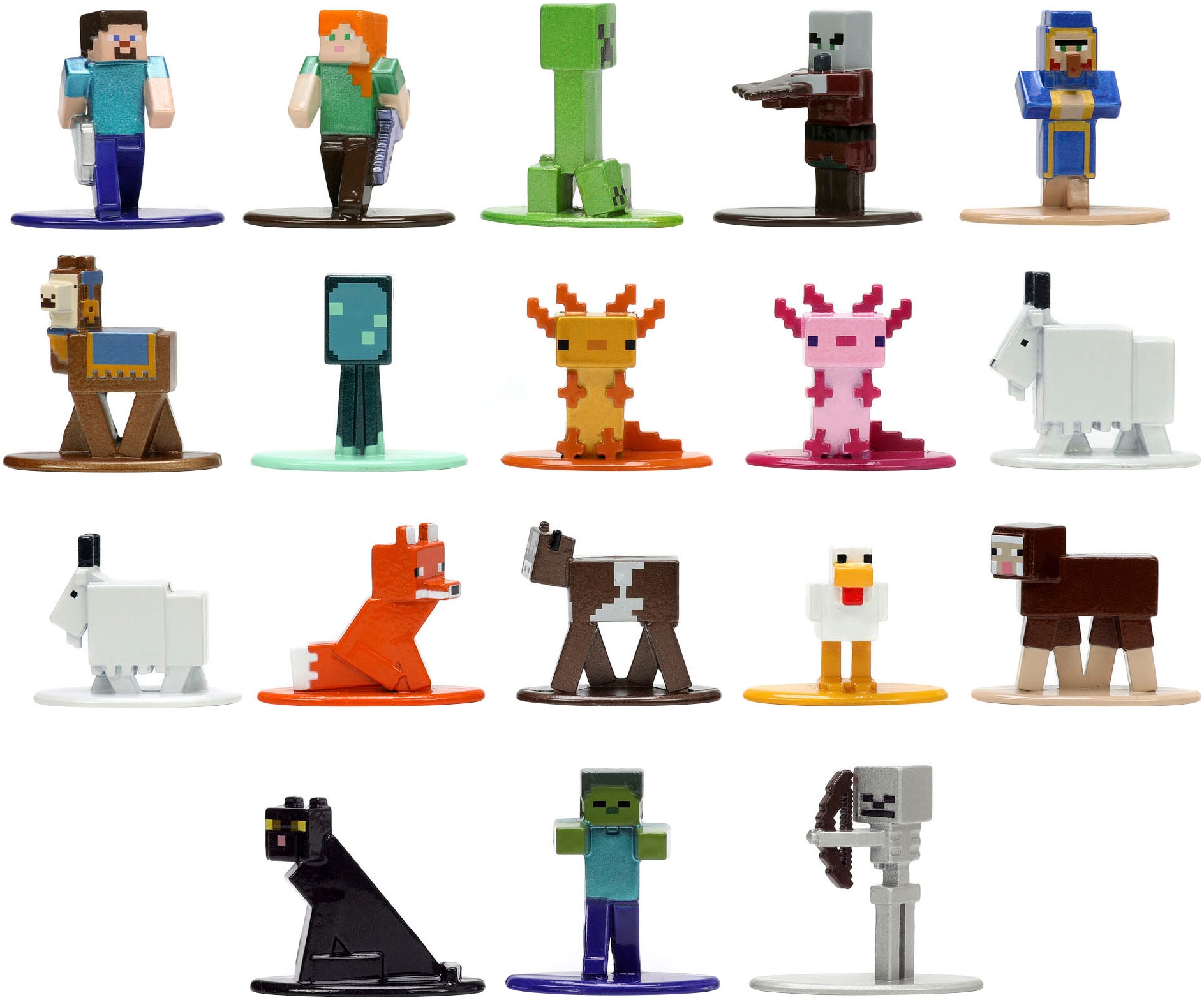 JADA Spielfigur »Minecraft, Caves & Cliffs, Multi Pack Nano Metalfigs, Serie 8«, DIE-CAST