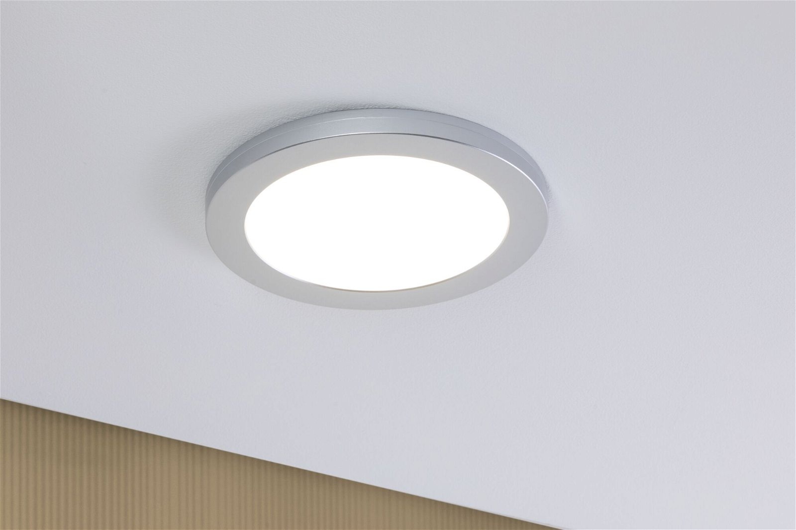 Paulmann LED Einbauleuchte »2in1 Cover-it rund 225mm 16,5W 1200lm 4000K Chr günstig online kaufen