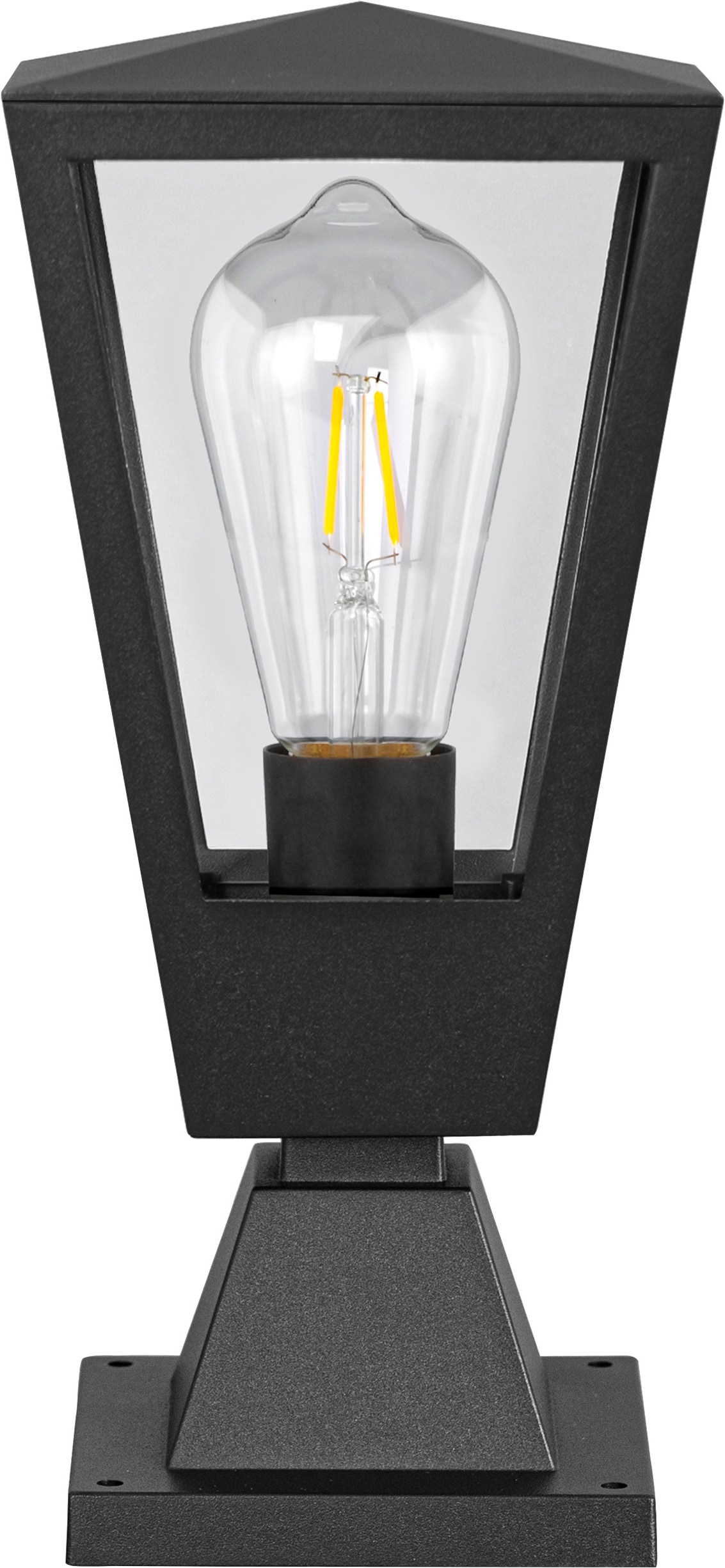 Brilliant Sockelleuchte »Westcliff« E27 1 Stk. Sockelleuchte 14 x 14 x 31 cm, E27, Aluminium Glas, anthrazit