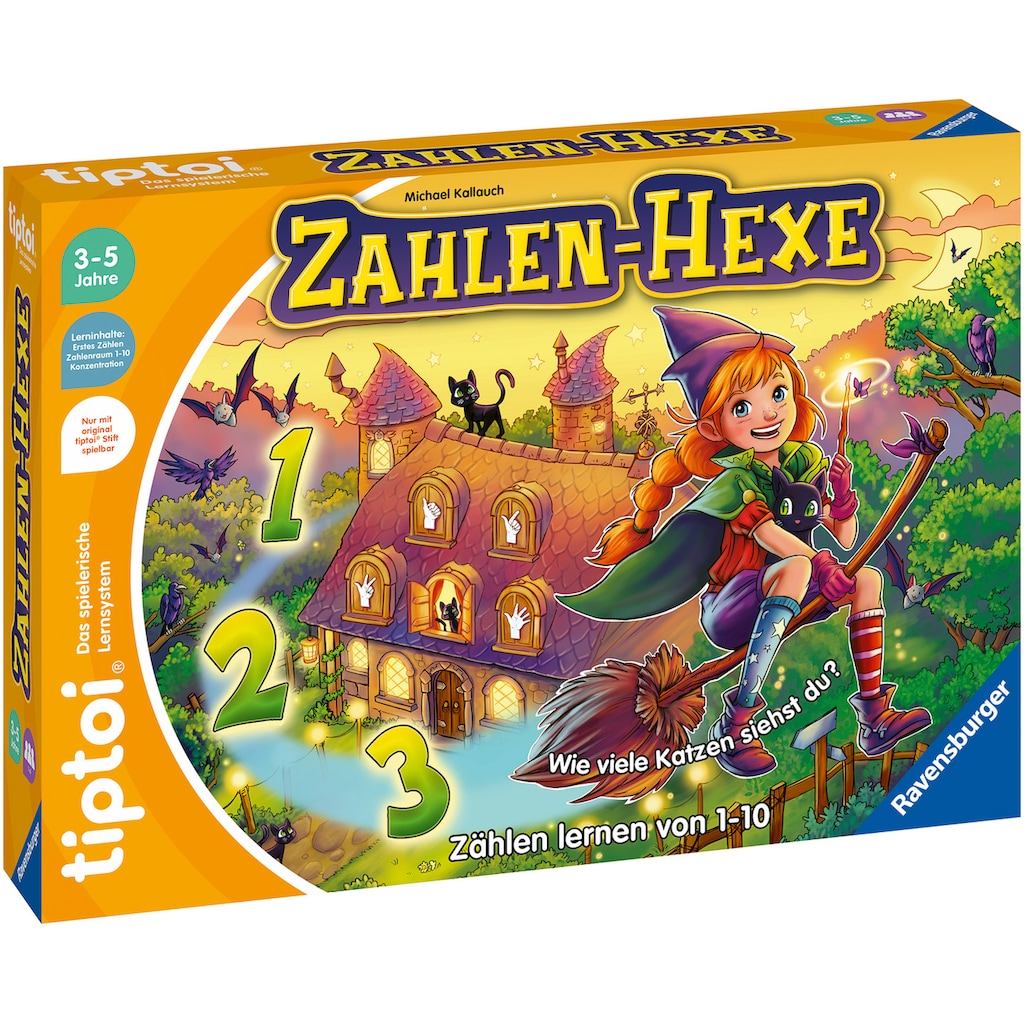 Ravensburger Spiel »tiptoi® Zahlen-Hexe«, Made in Europe, FSC® - schützt Wald - weltweit