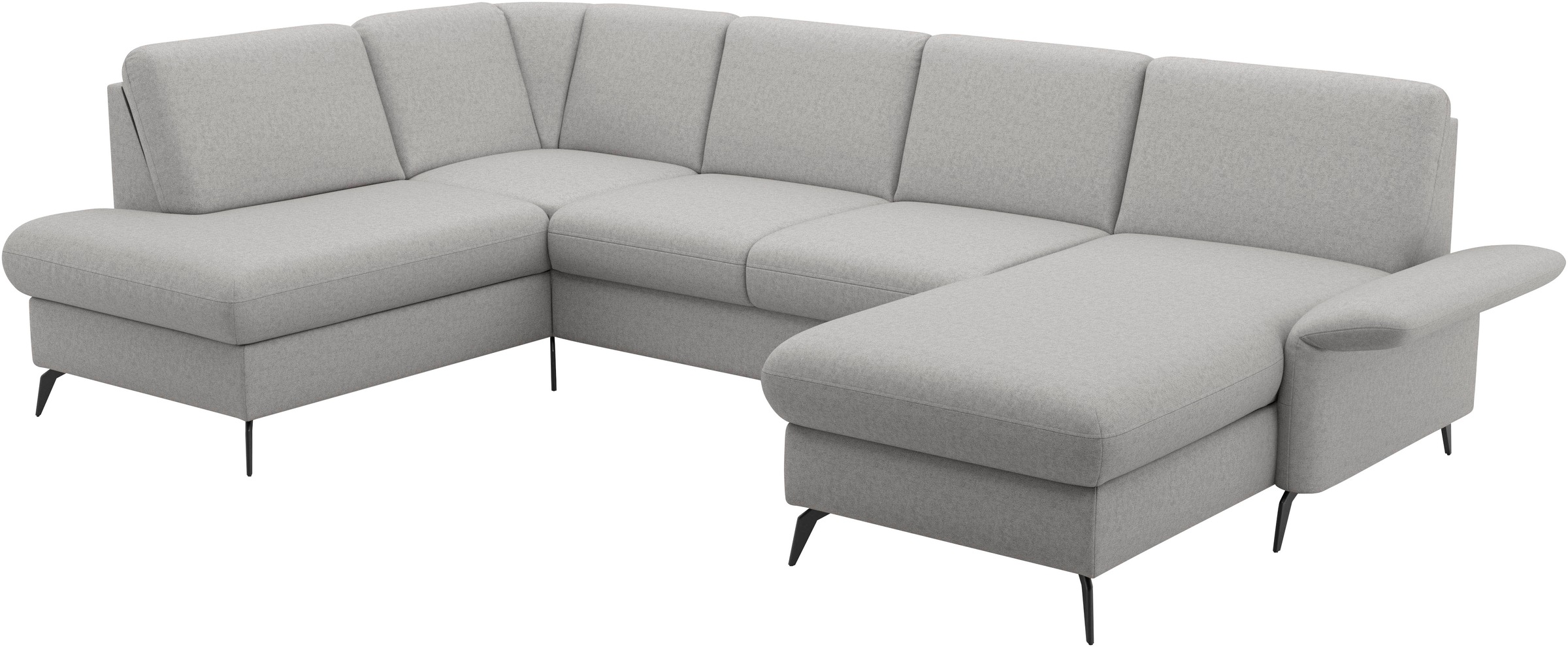 Home affaire Wohnlandschaft »Rochelle«, optional: Armteilverstellung, klappbar, Bettkasen